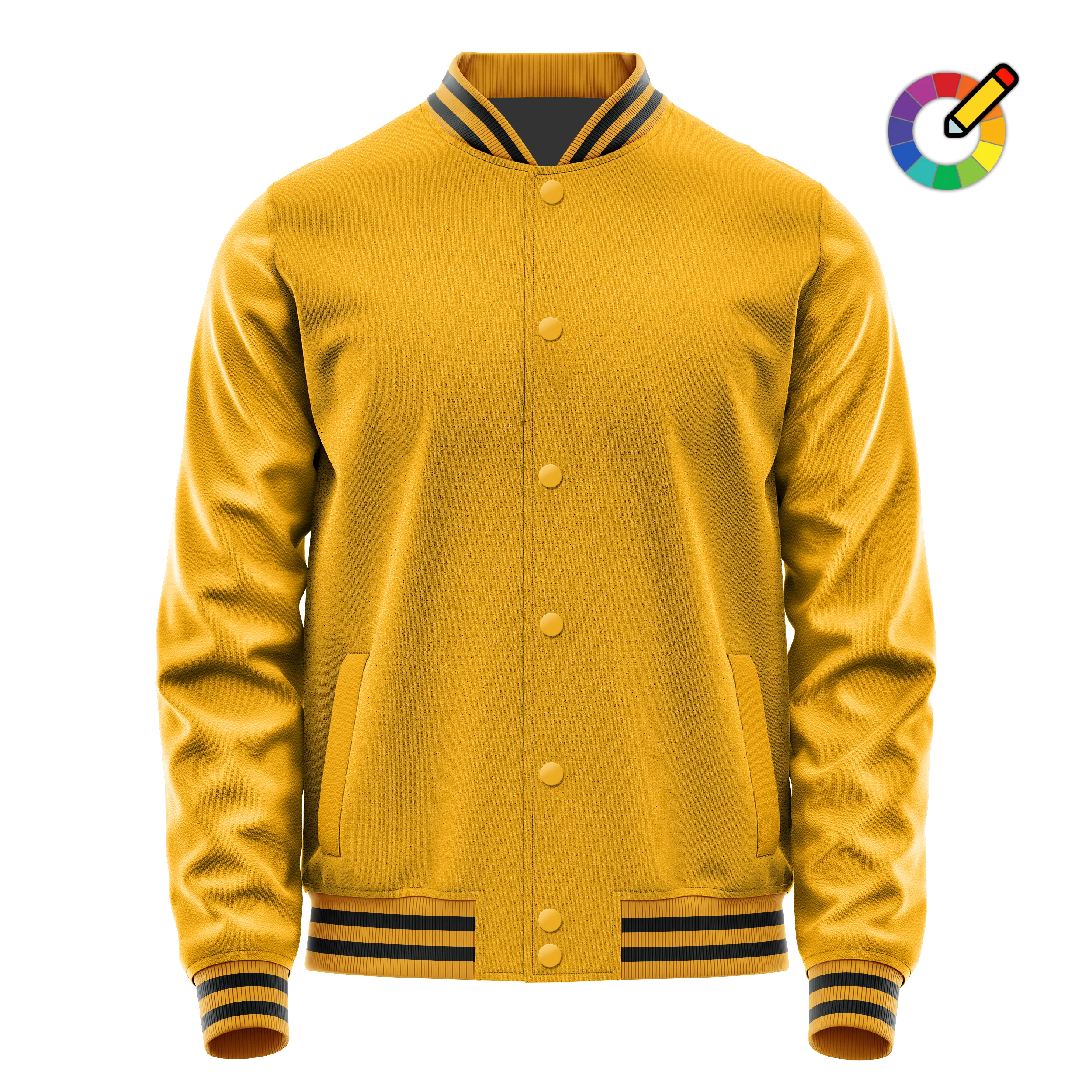Gelb & Gelb Leder Collegejacke