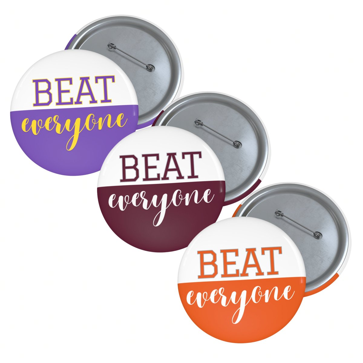 Beat Everyone Gameday Pin
