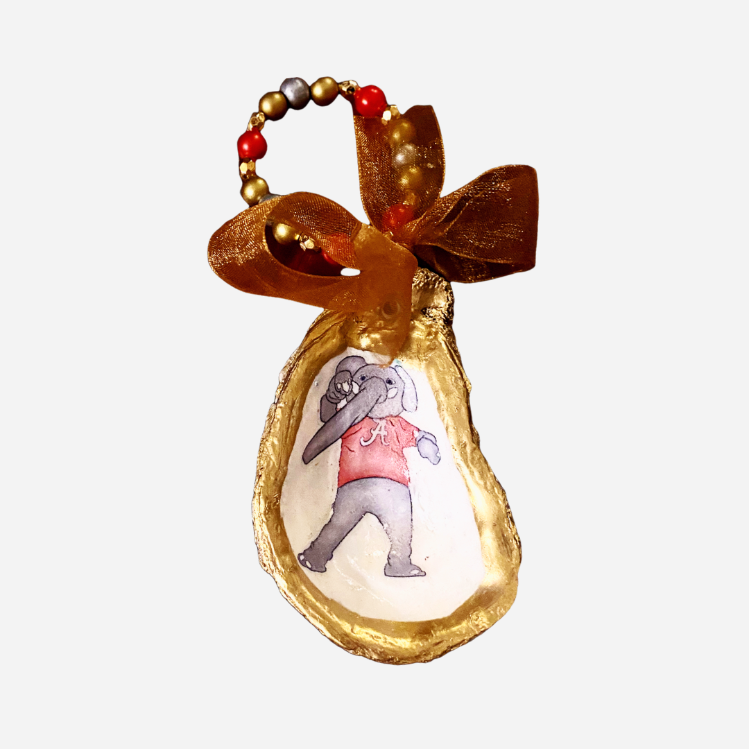 Mascot Series: Alabama Oyster Ornament