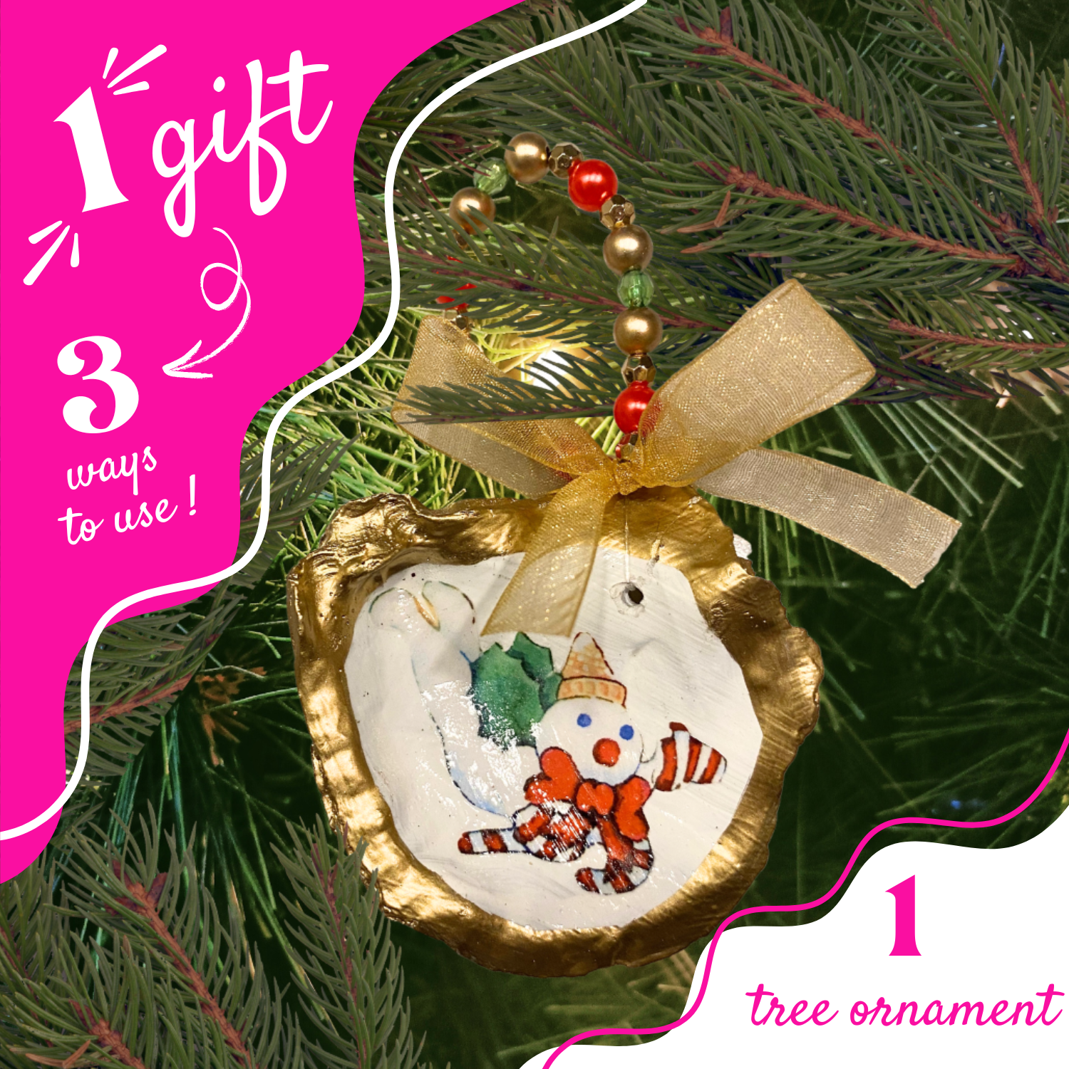Mr. Bingle Oyster Ornament