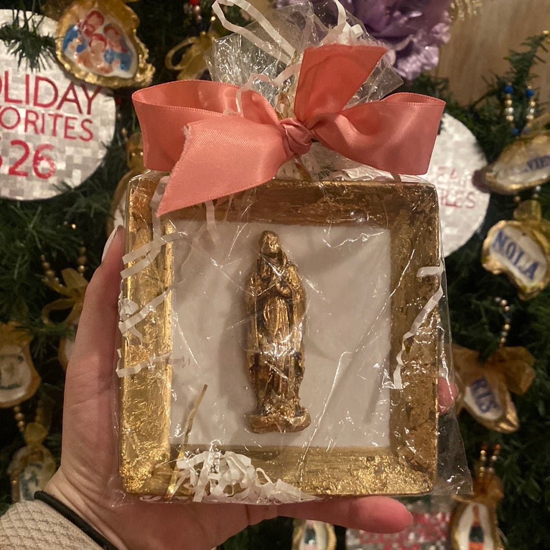 Gold Leaf Mary Ring Dish
