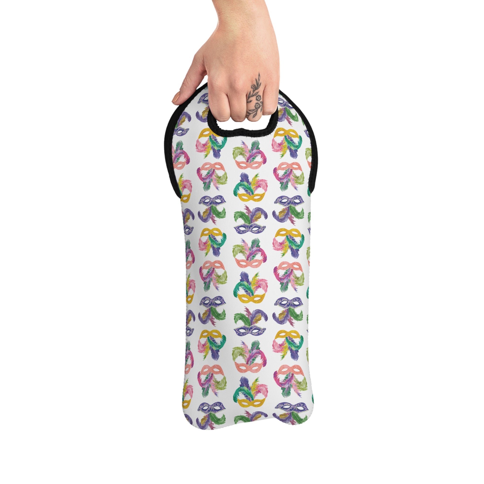 Carnival Mask Wine Gift Tote Bag