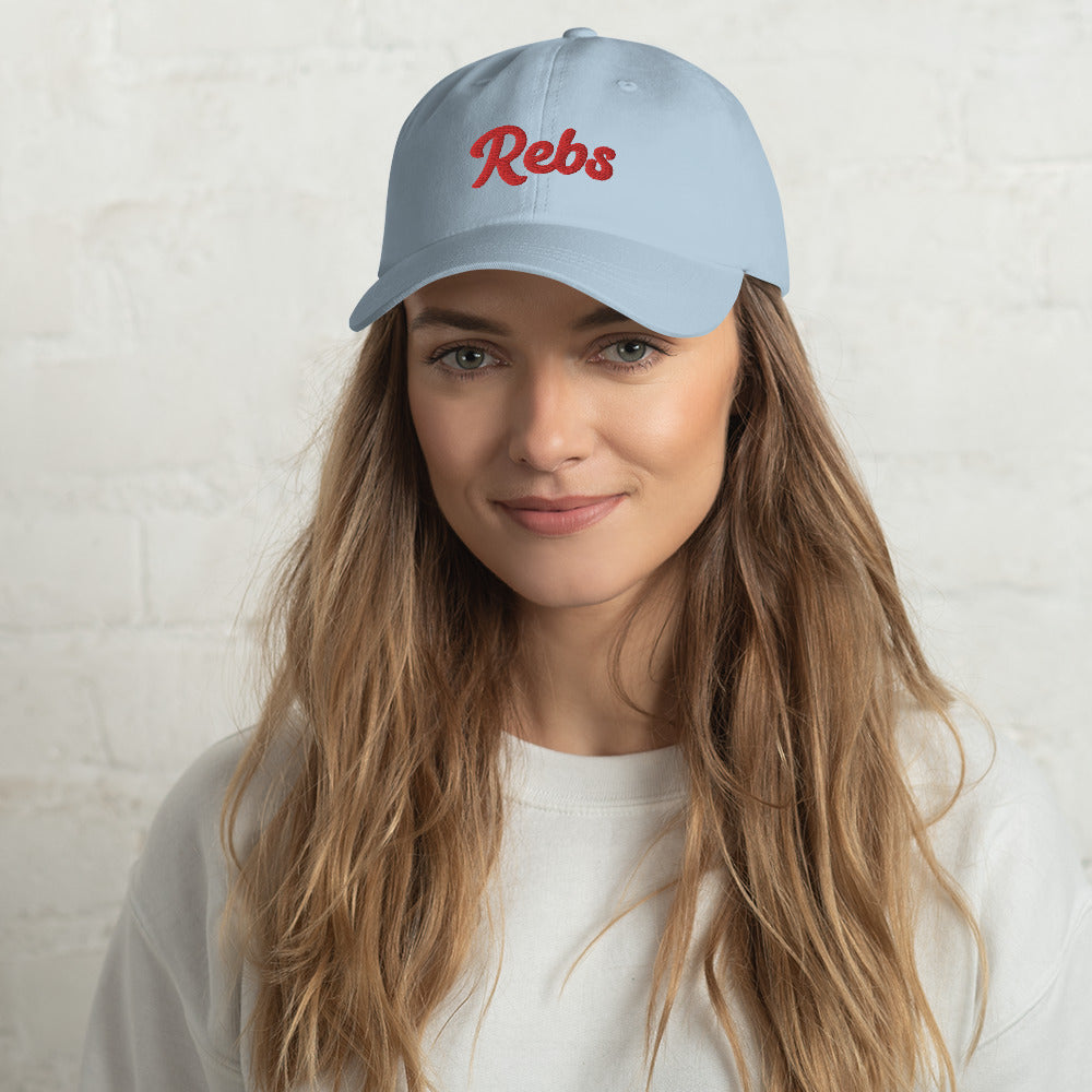 Light Blue Rebs Hat