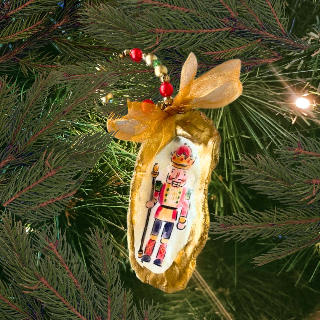 Nutcracker Oyster Ornament