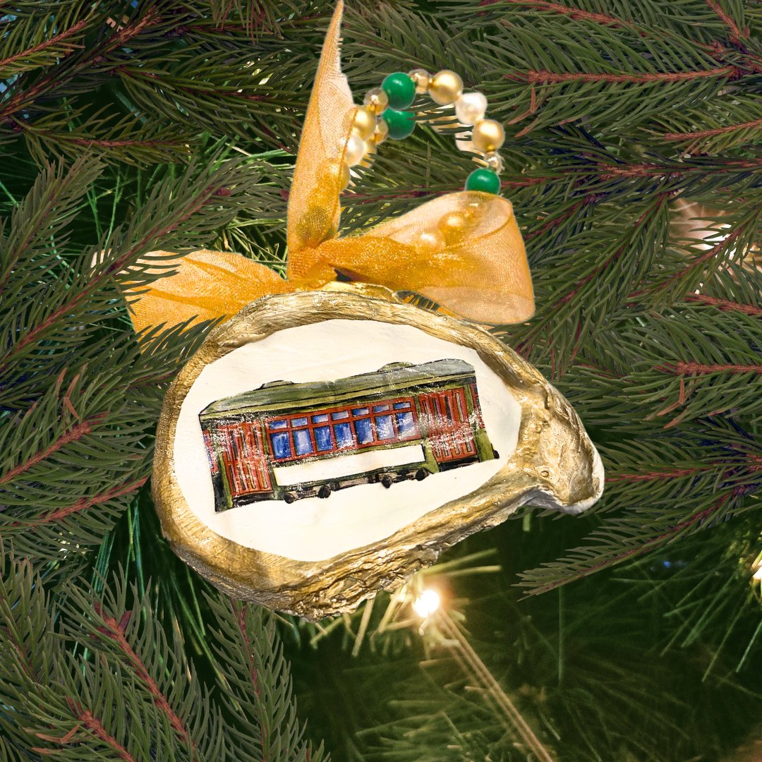 Streetcar Oyster Ornament