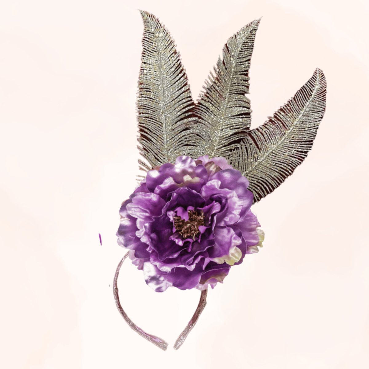 Lavender Haze Floral Headpiece