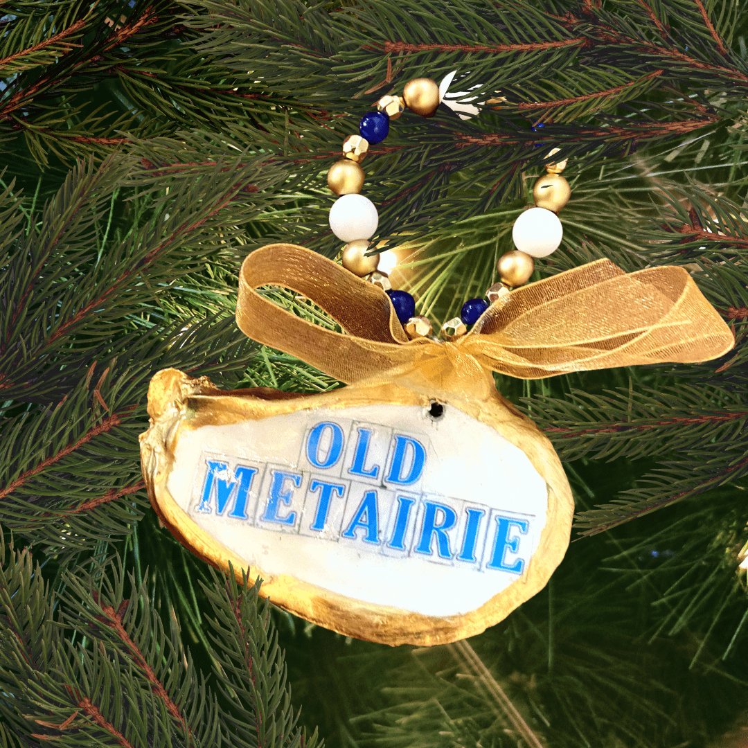 New Orleans Street Tiles: Old Metairie Oyster Ornament