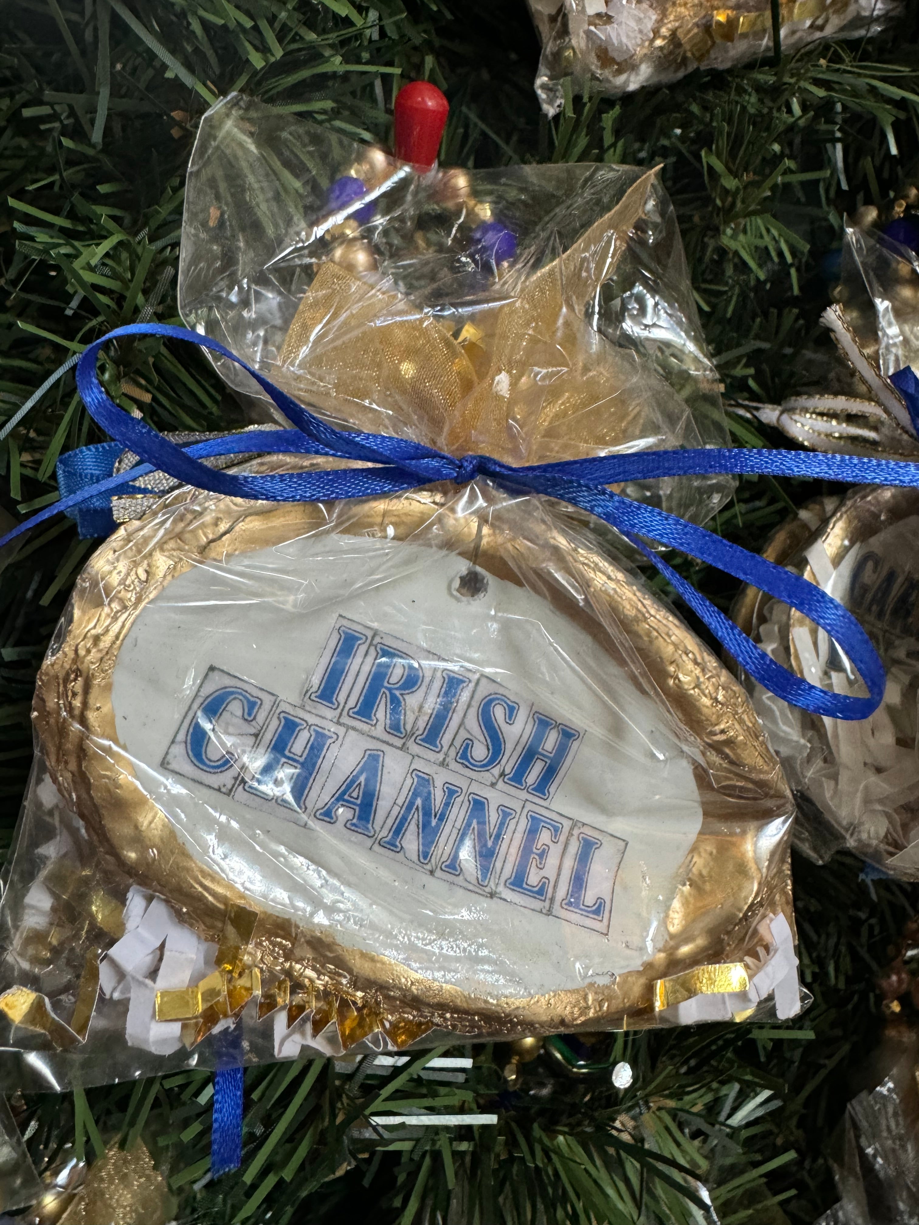 New Orleans Street Tiles: Irish Channel Oyster Ornament