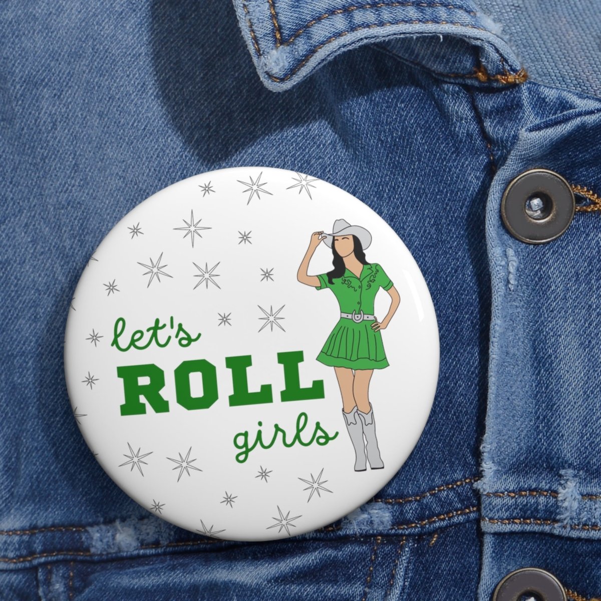 Let's Roll Girls Gameday Pin
