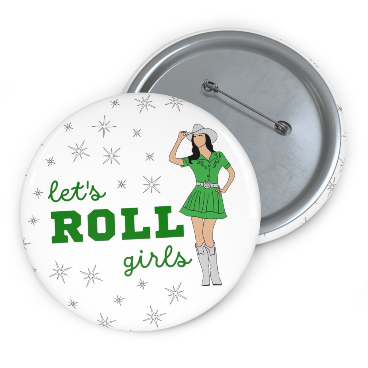 Let's Roll Girls Gameday Pin