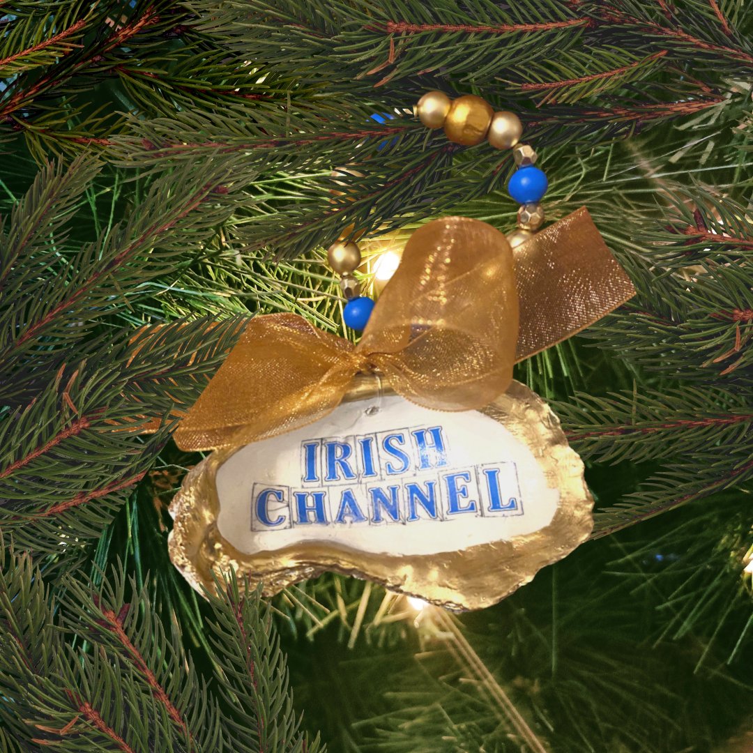 New Orleans Street Tiles: Irish Channel Oyster Ornament