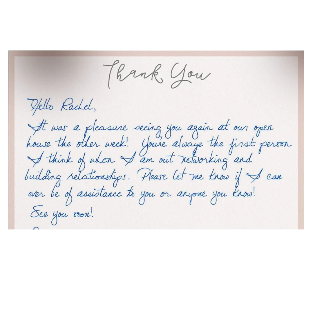 Handwritten note