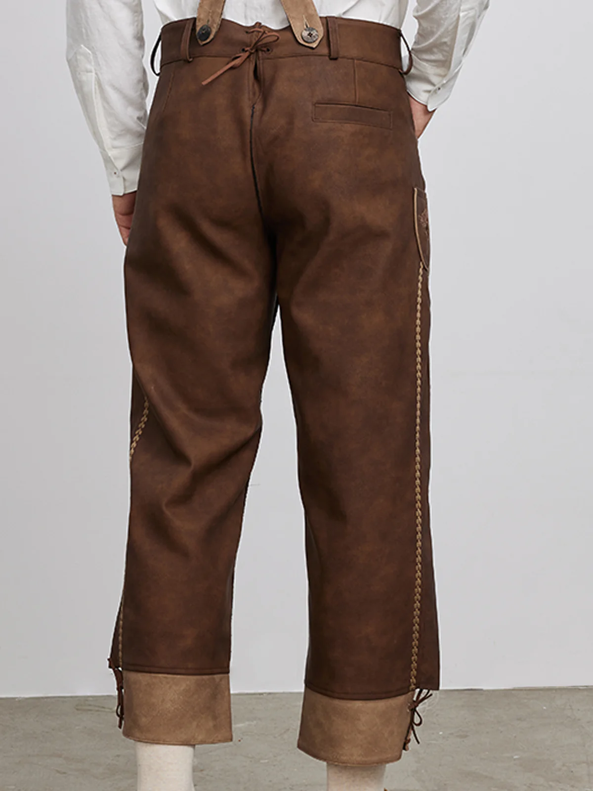 LEDERHOSE THEODOR IN BRAUNE