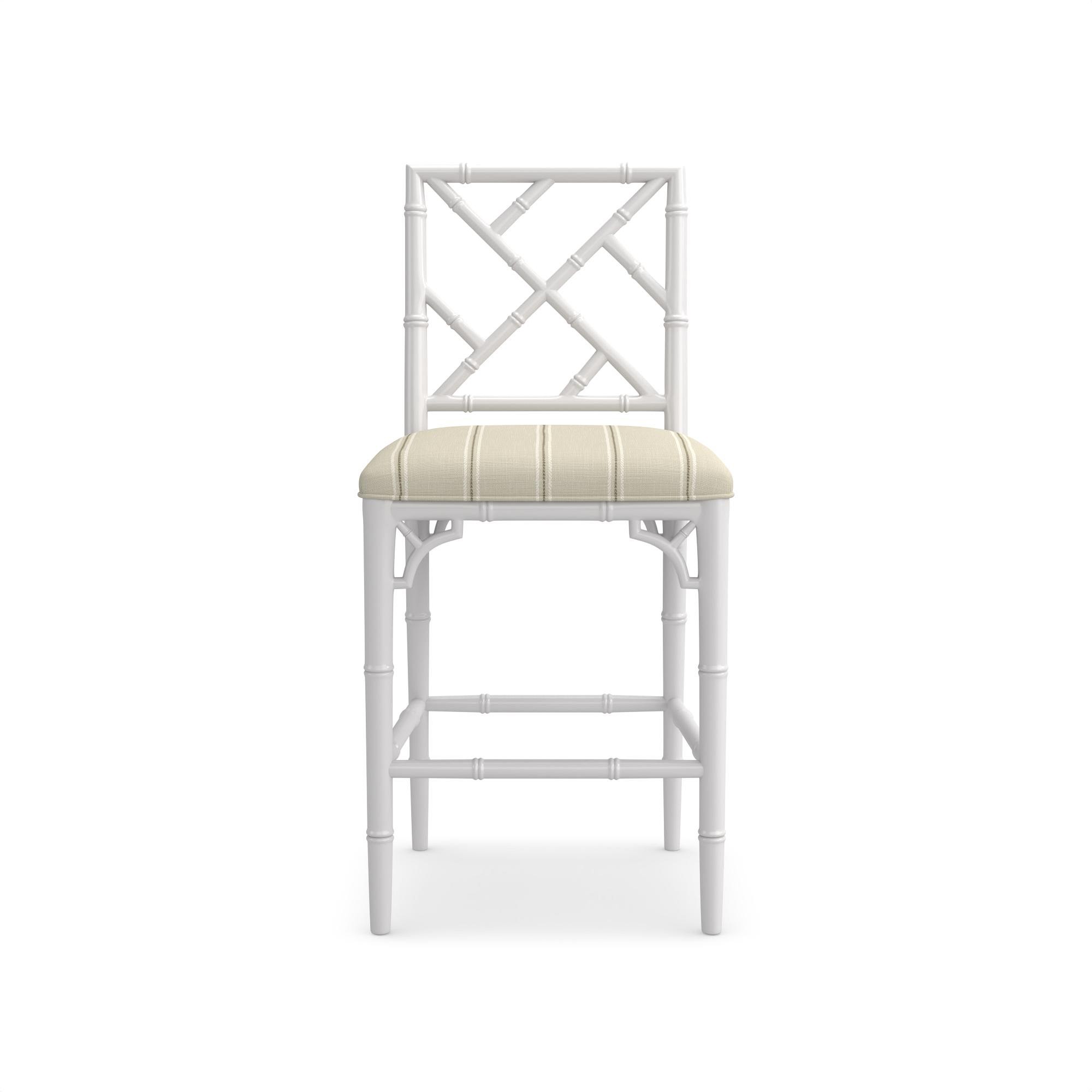 Chippendale Upholstered Bistro Counter Stool