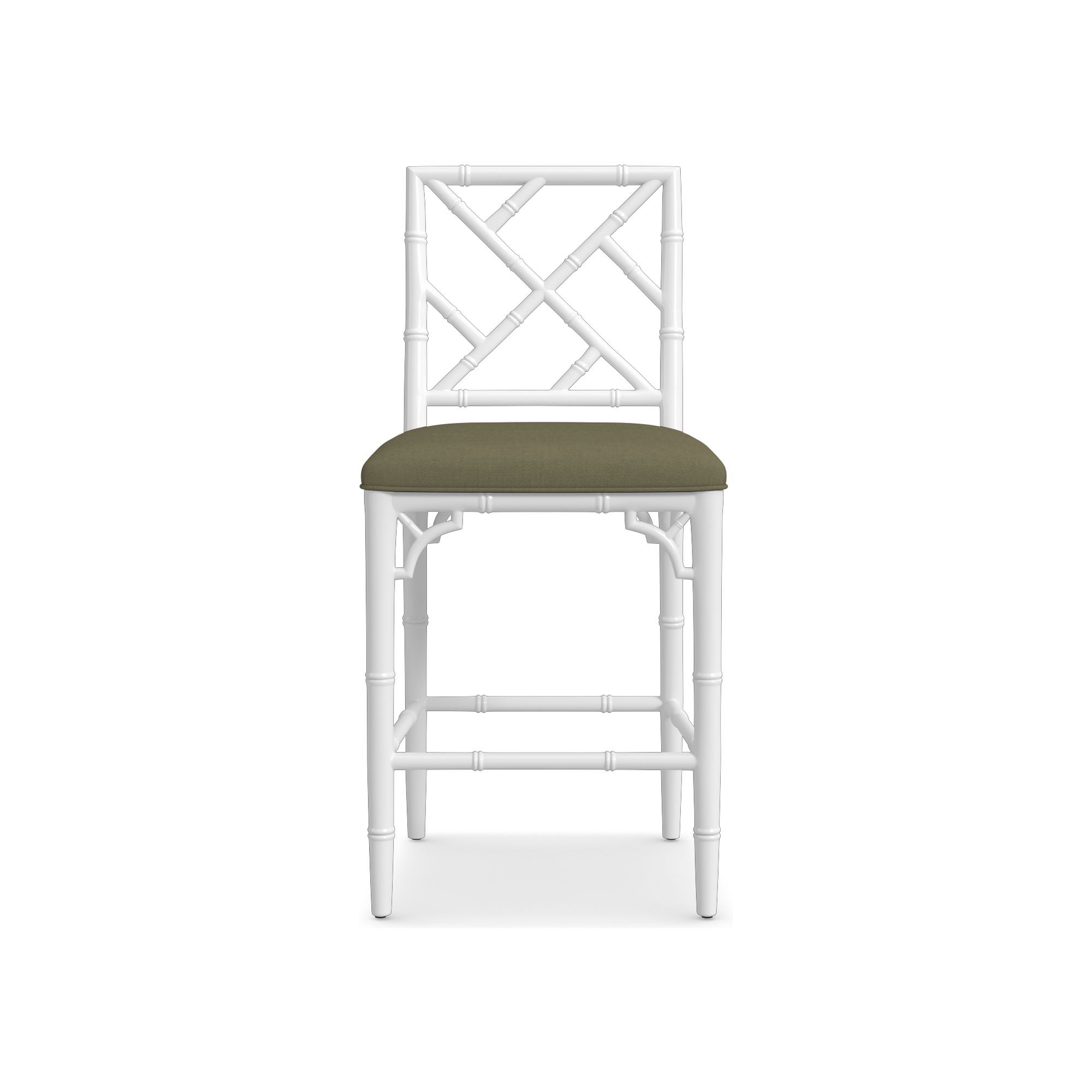 Chippendale Upholstered Bistro Counter Stool