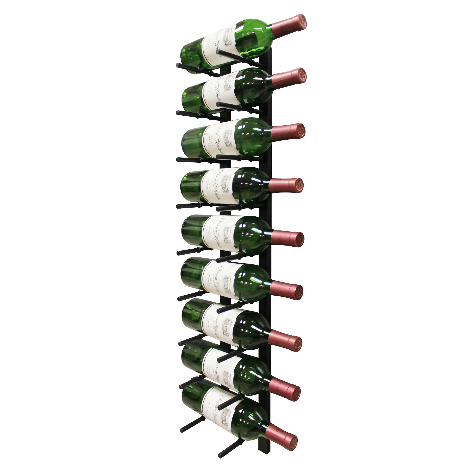 Vinotemp 9-Bottle Modern Peg Wine Rack
