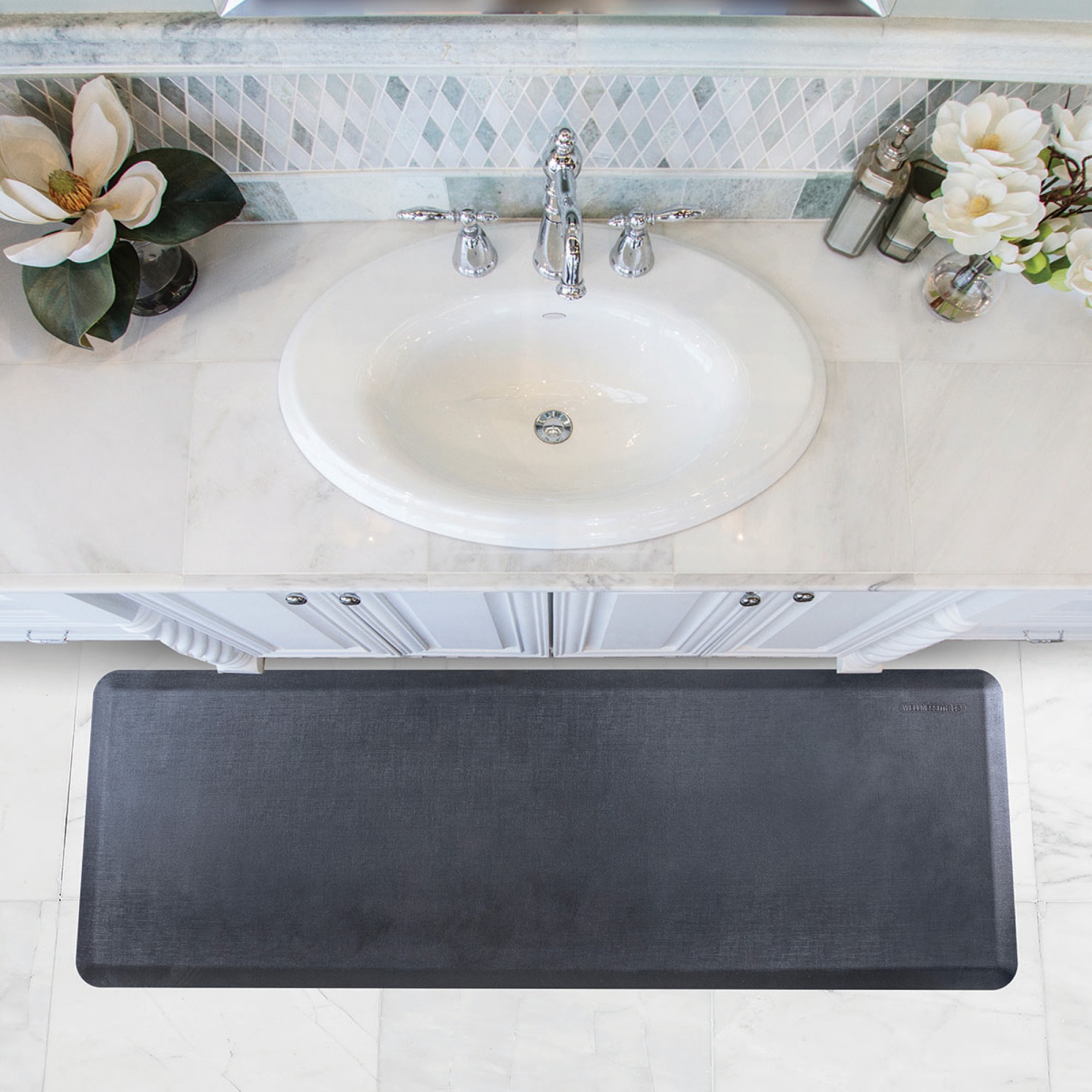 WellnessMats® Anti-Fatigue Mat - Linen, Motif Collection