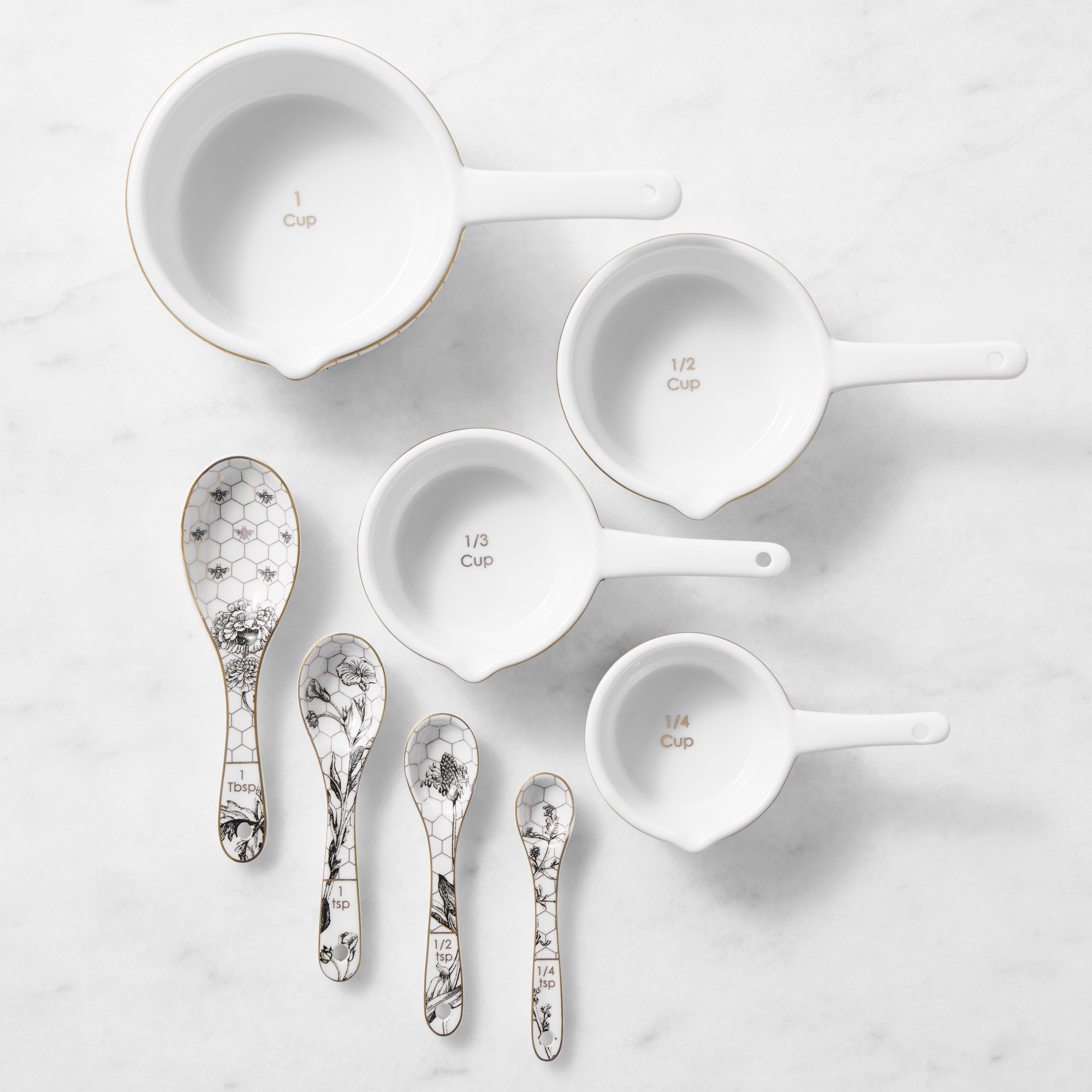 Williams Sonoma Honeycomb Measuring Cup Set