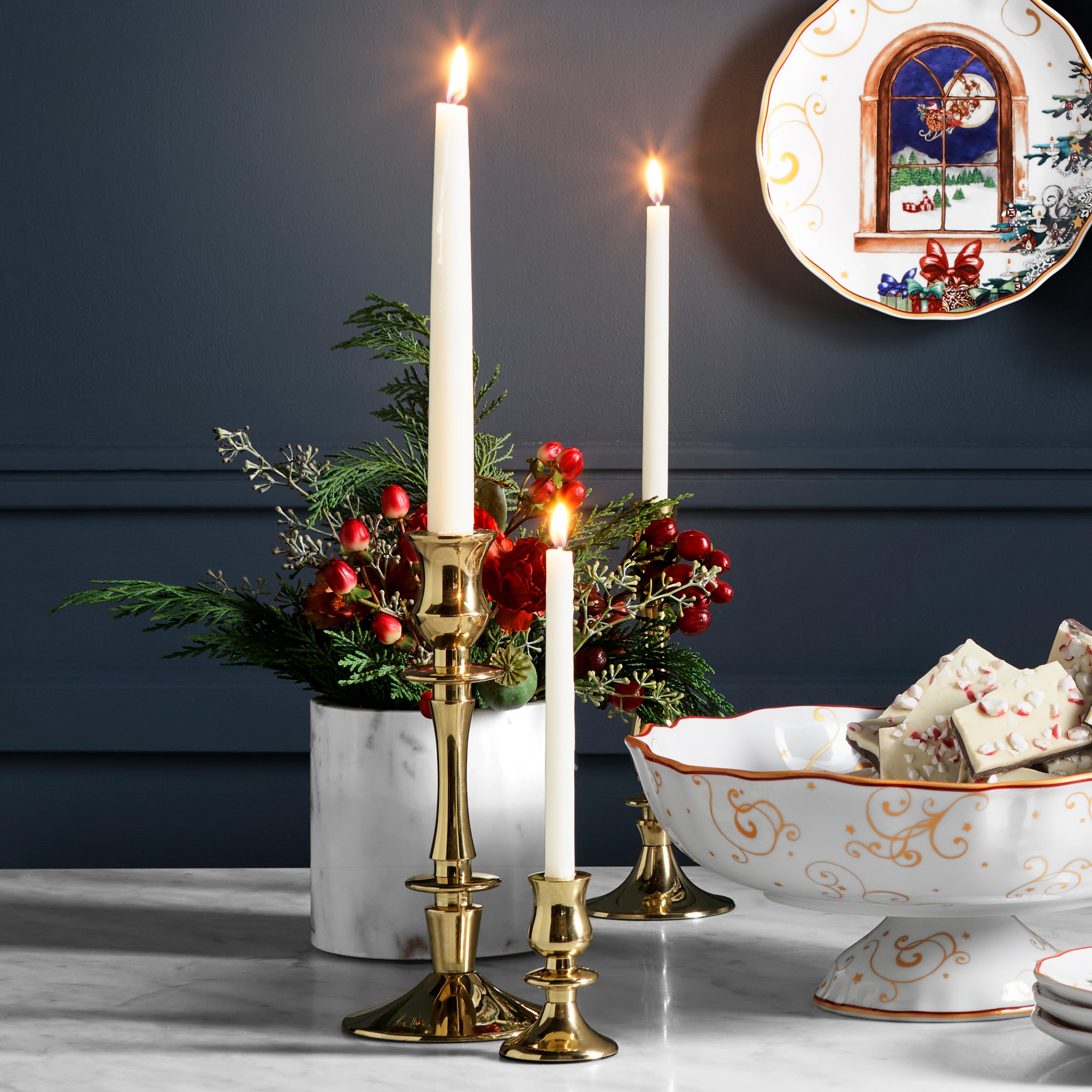 Heirloom Gold Tiny Taper Holders