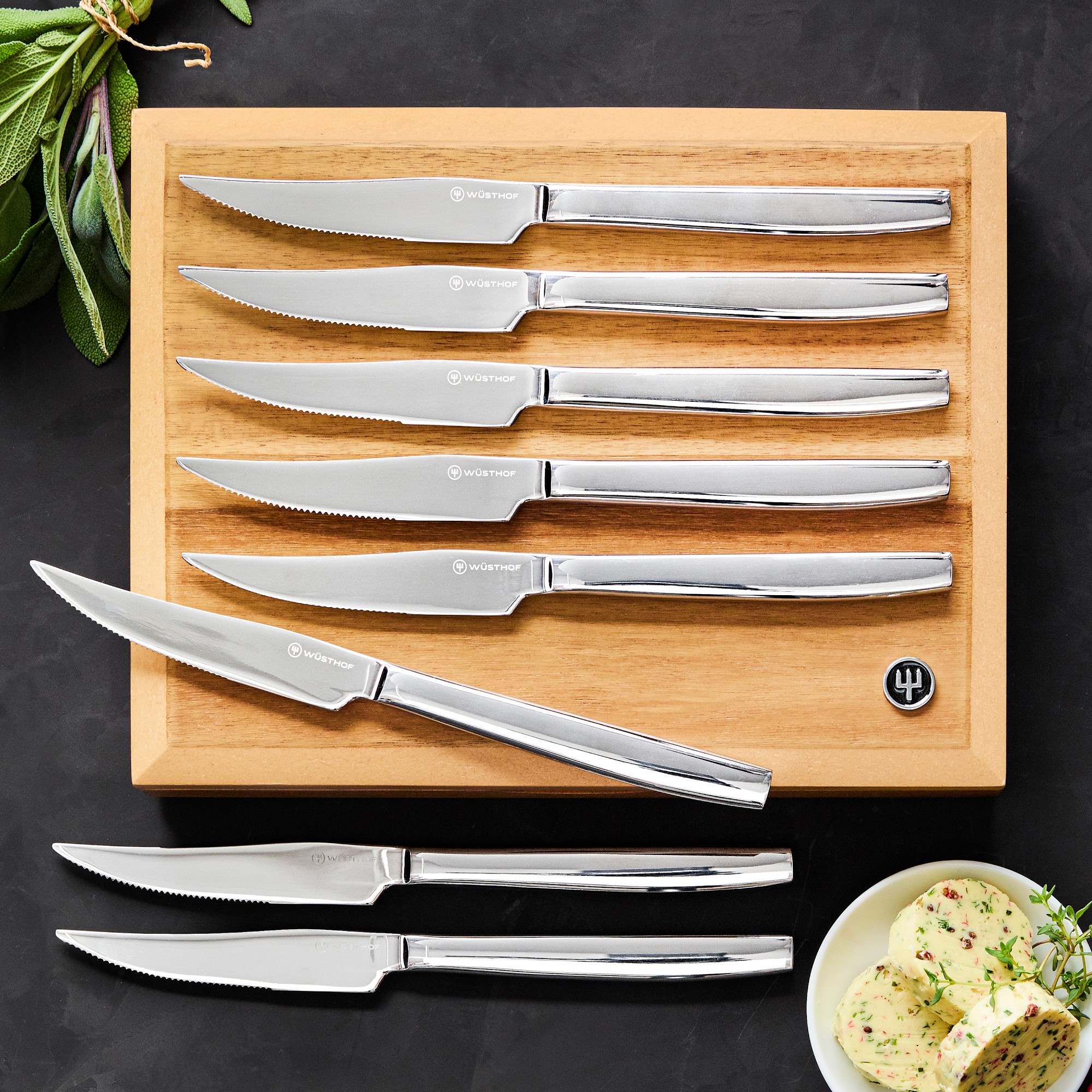 Wüsthof Stainless-Steel Steak Knives, Set of 8