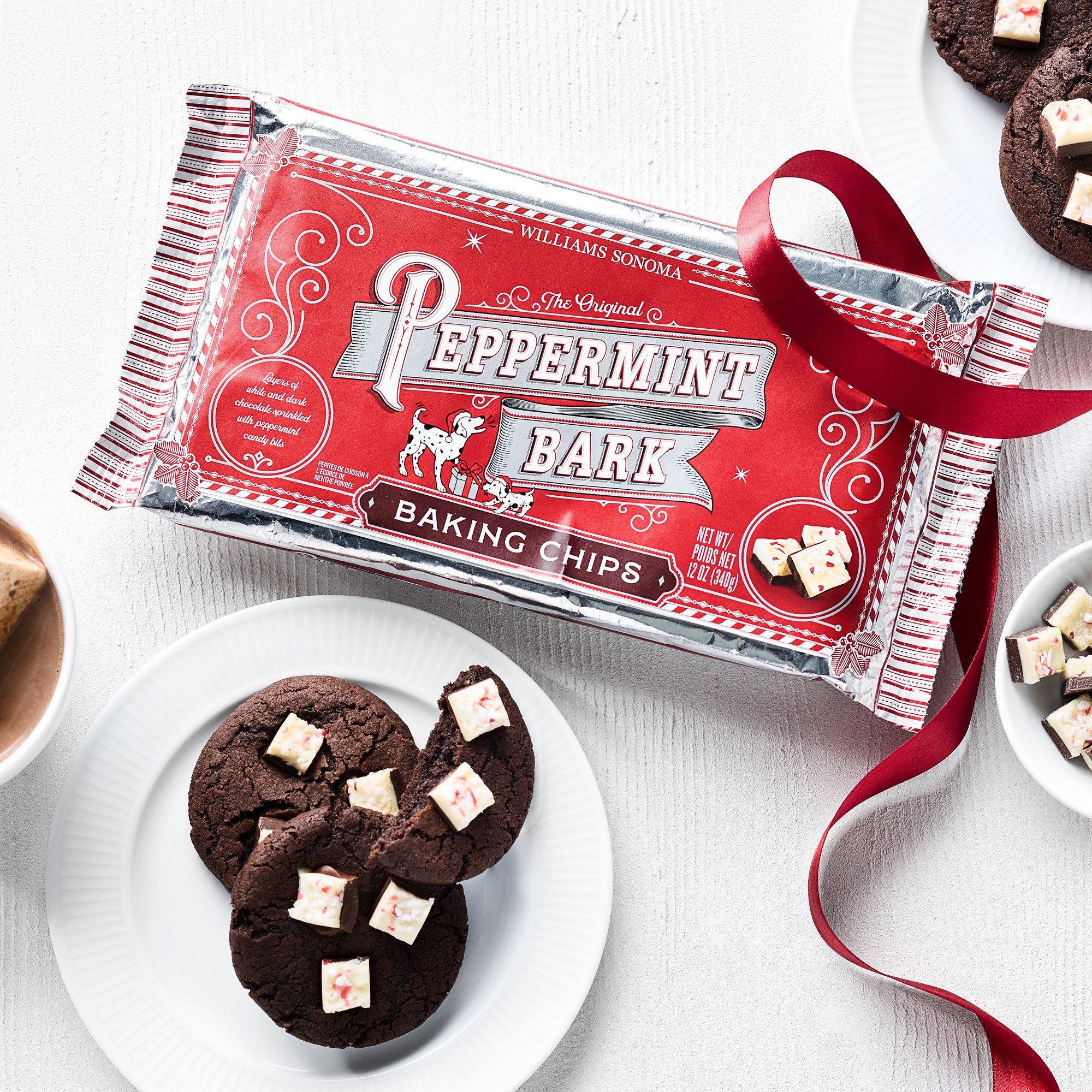 Williams Sonoma Original Peppermint Bark Baking Chips