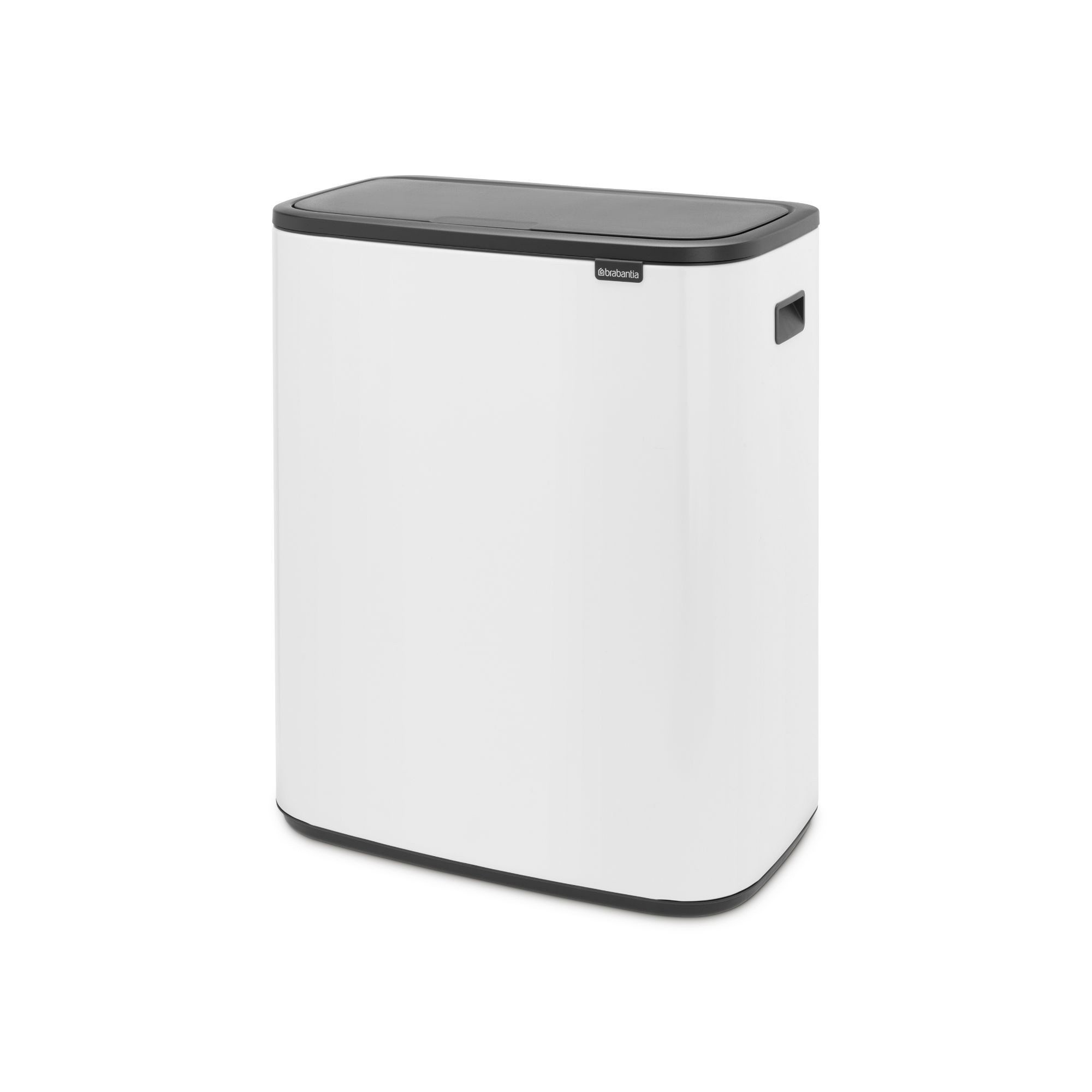 Brabantia Bo Step On Dual Compartment Recycling Trash Can, 2 x 8 Gallon