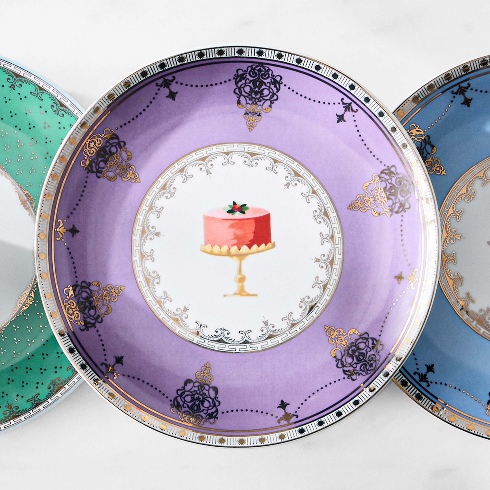 Celebration Dessert Plates, Set of 6