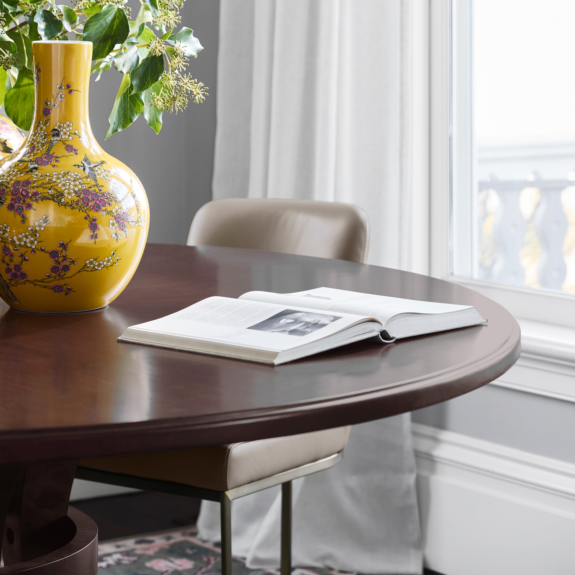 Wells Wood Round Dining Table (72