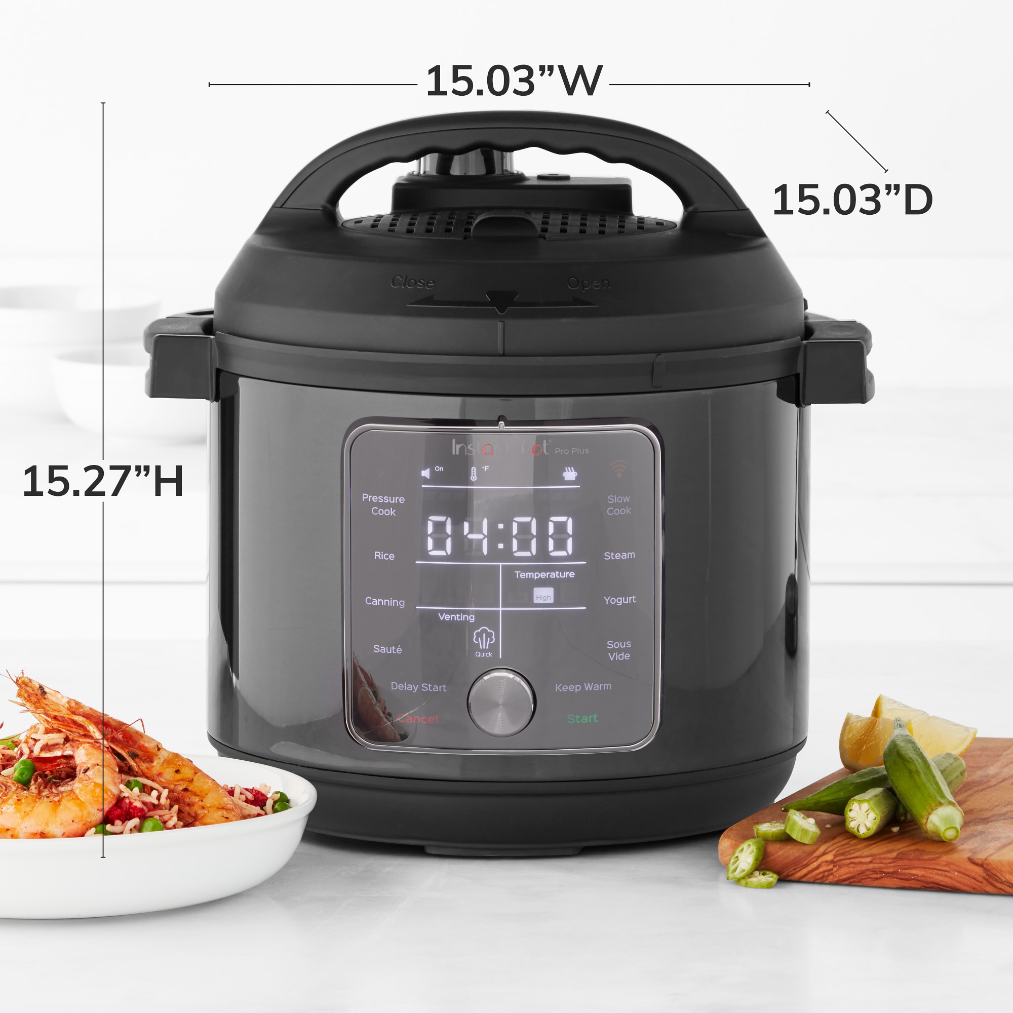 Instant Pot Pro Plus WiFi Electric Pressure Cooker,  6-Qt.