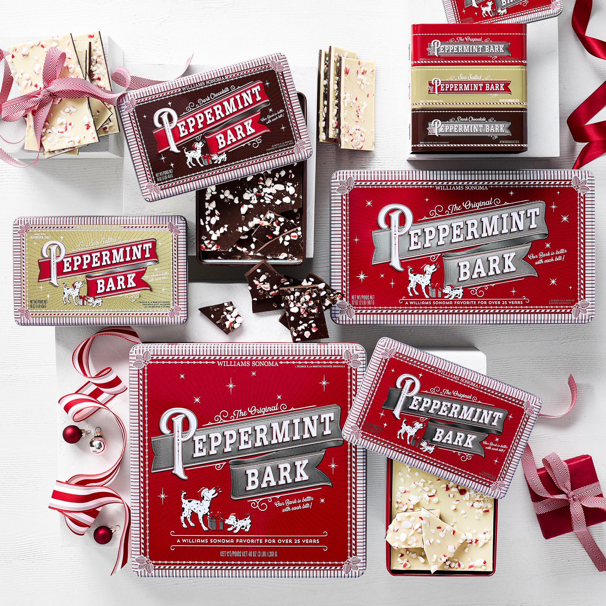 Williams Sonoma Salted Peppermint Bark