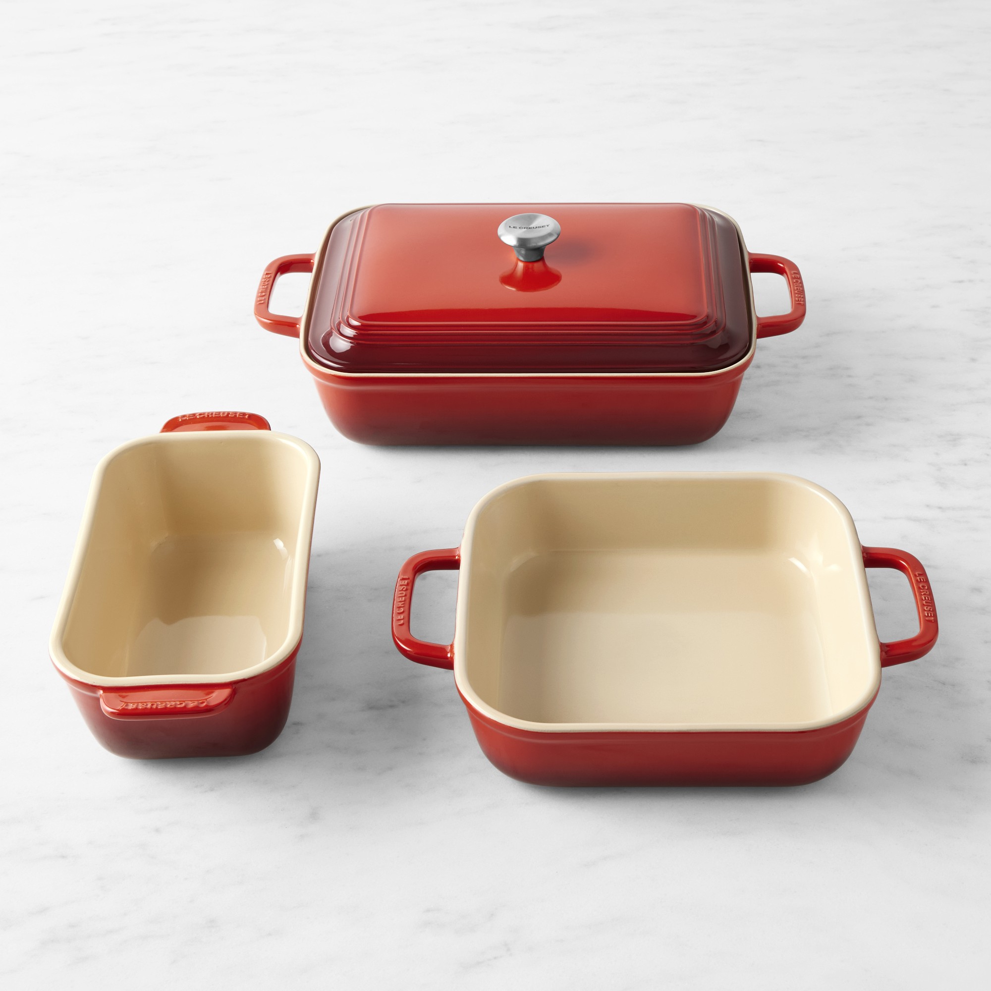 Le Creuset San Francisco Stoneware Bakeware Set, Set of 4