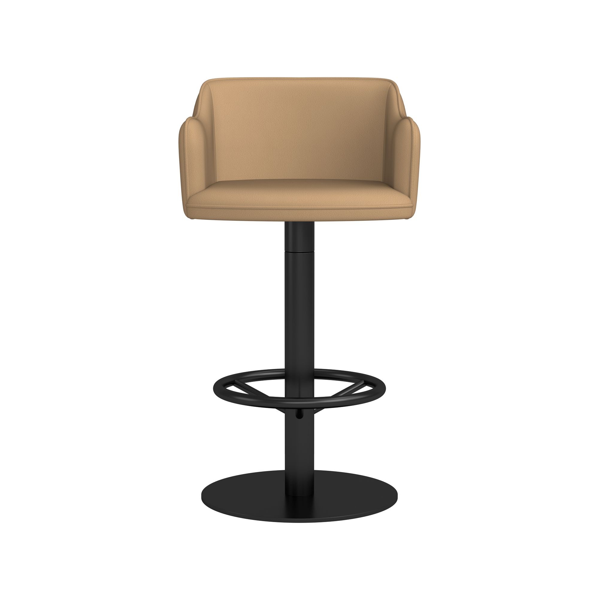 Harding Upholstered Pedestal Counter  & Bar Stool