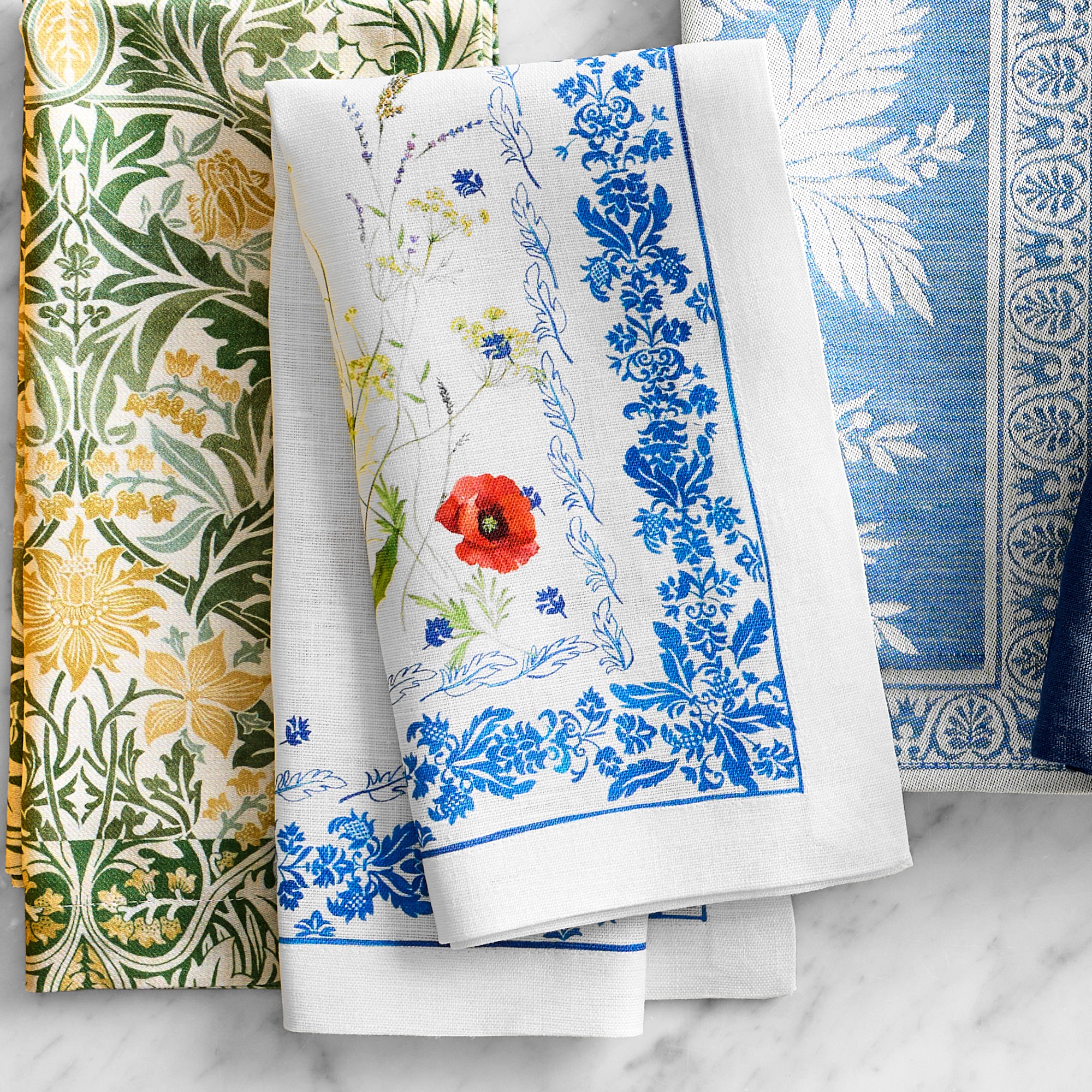 Morris & Co. x Williams Sonoma Bluebell Napkins, Set of 4