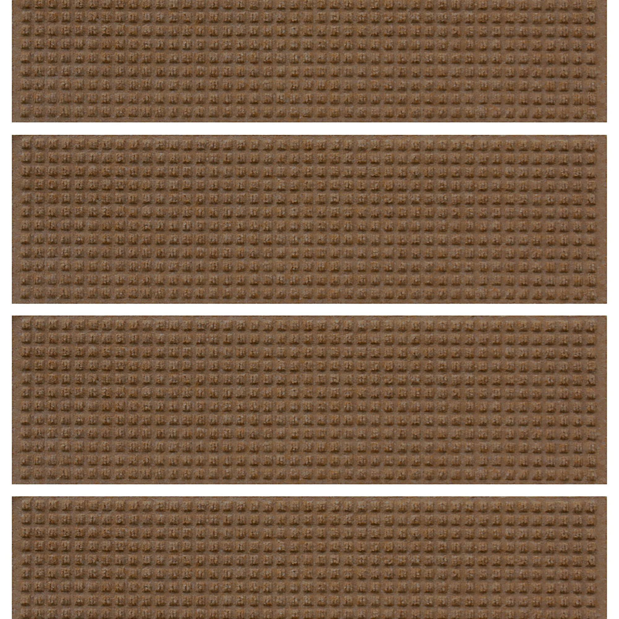 Waterhog Squares Commercial Grade Indoor/Outdoor Stair Treads, Set of 4
