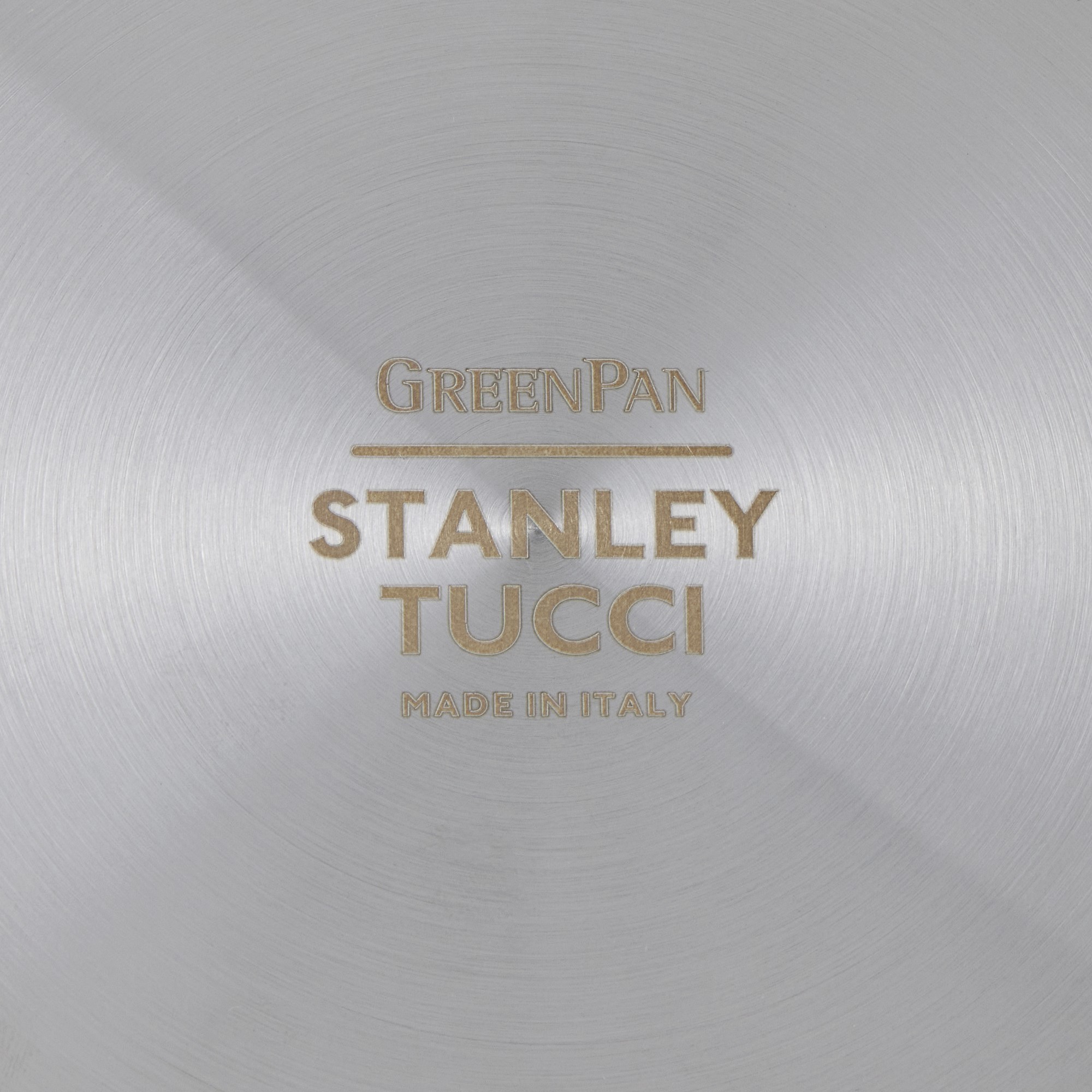 GreenPan™ Stanley Tucci™ Stainless-Steel Ceramic Nonstick Saucepan