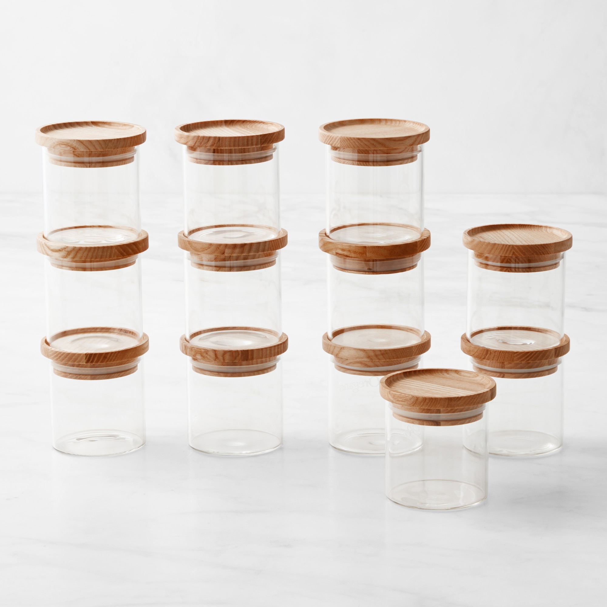 Hold Everything Stackable Spice Jars