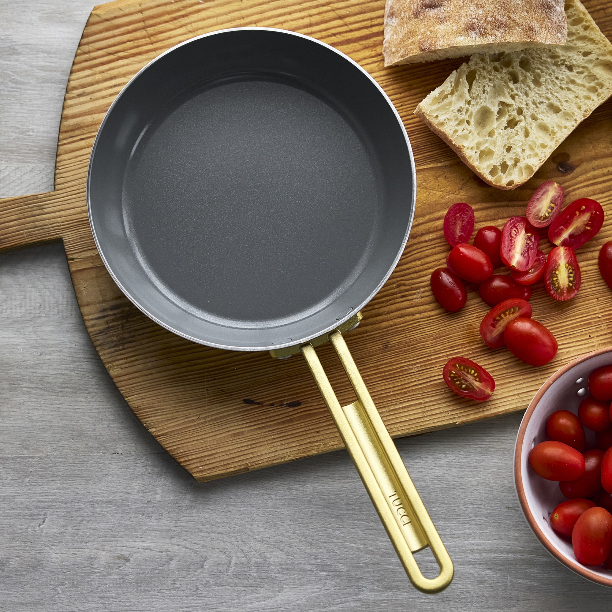 GreenPan™ Stanley Tucci™ Stainless-Steel Ceramic Nonstick Fry Pan Set of 2