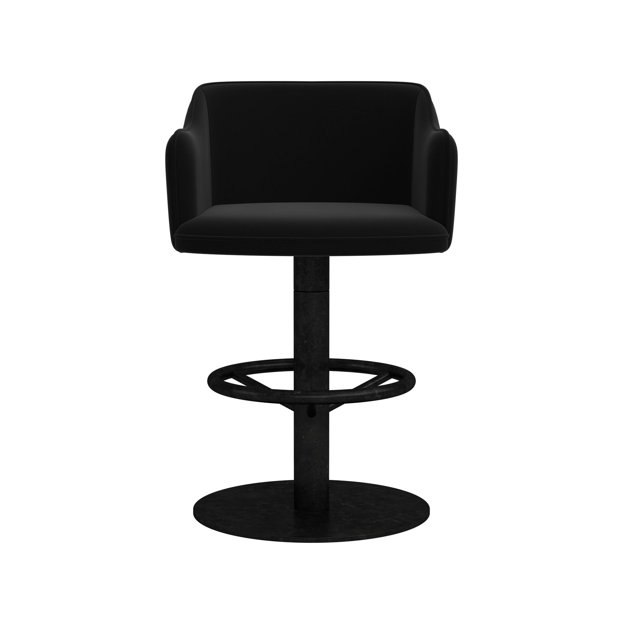 Harding Upholstered Pedestal Counter  & Bar Stool