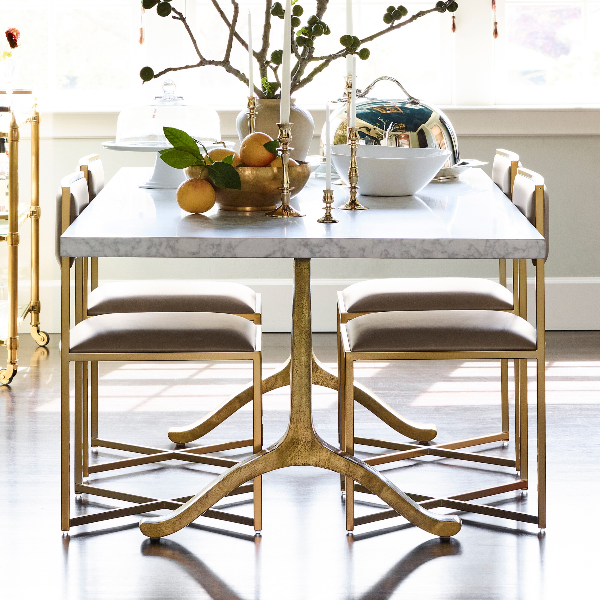 Heirloom Gold Tiny Taper Holders