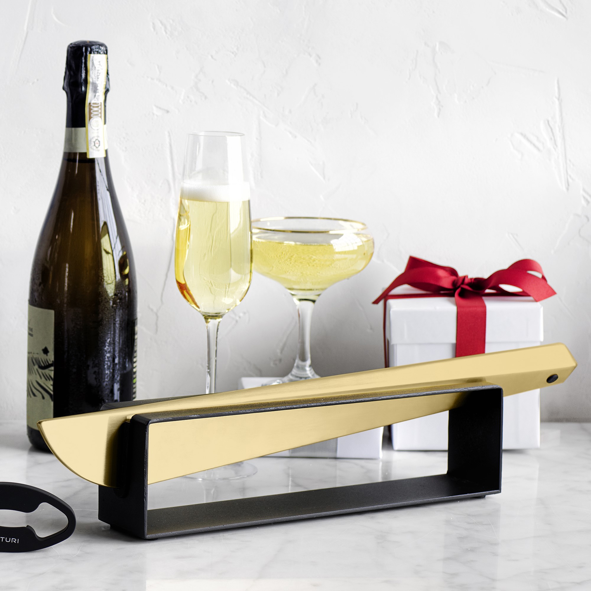 Gold Rim Glassware Collection