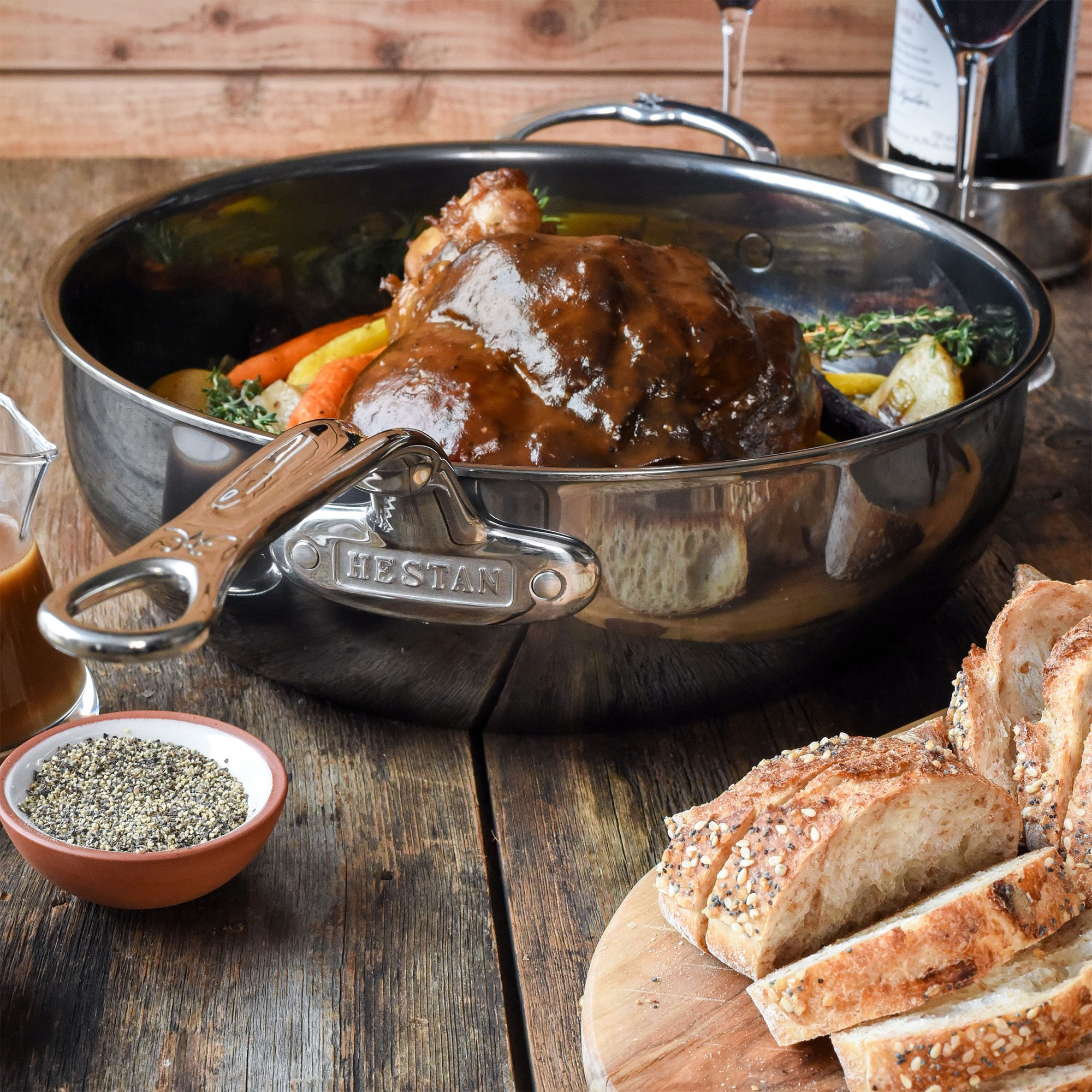 Hestan NanoBond® Titanium Stainless-Steel Essential Pan