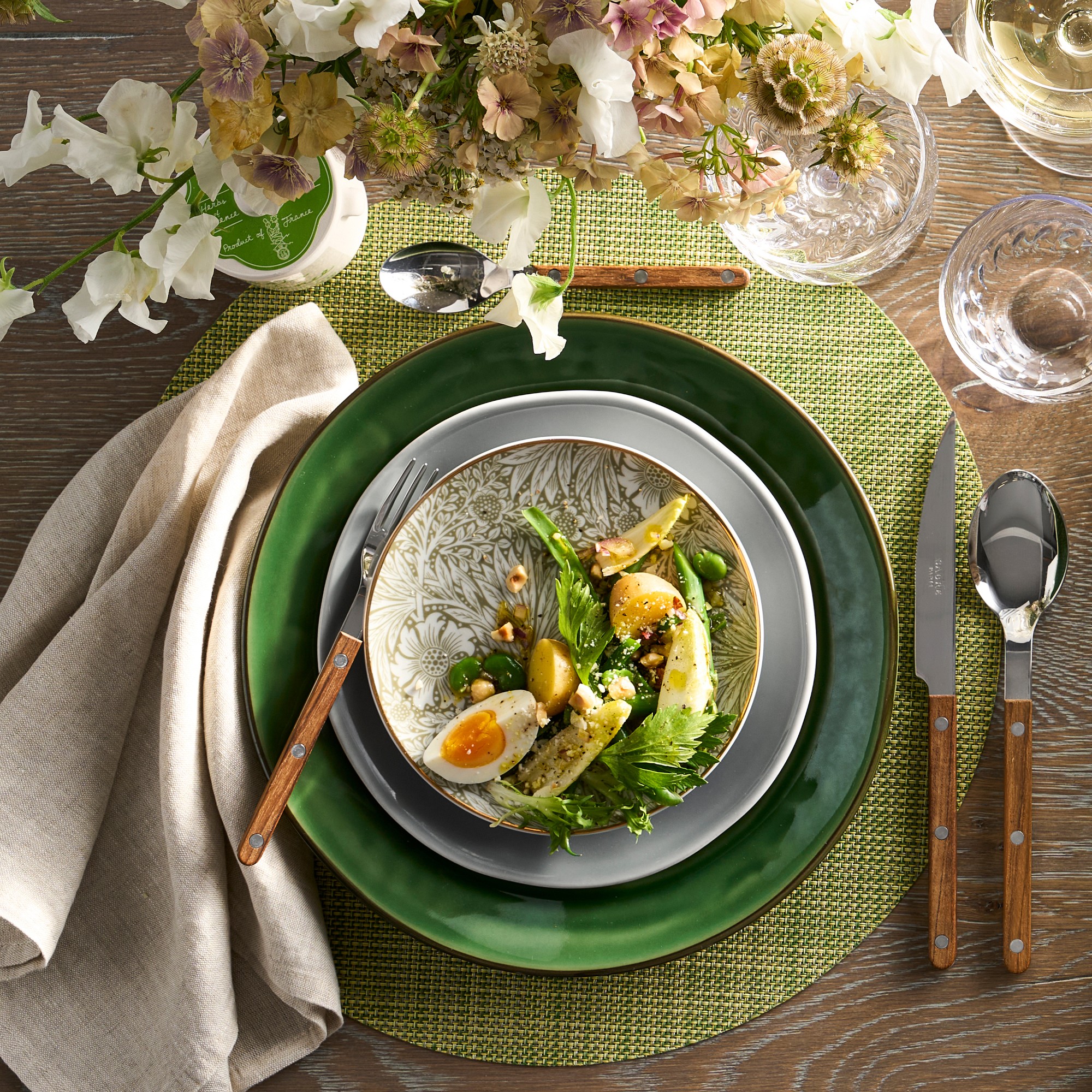 Morris & Co. x Williams Sonoma Bluebell Appetizer Plates, Set of 4