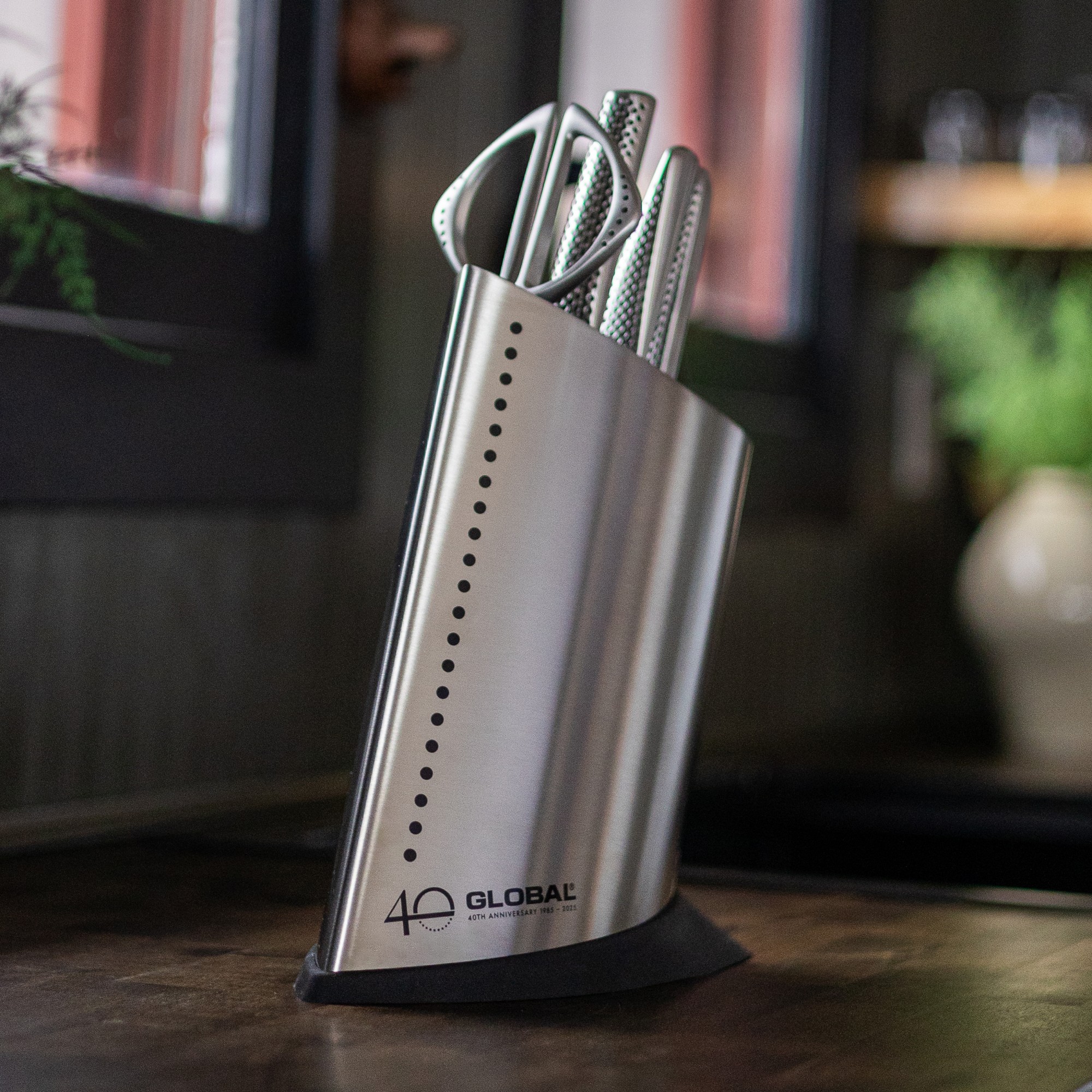 Global 40th Anniversary Knife Block, Set of 5