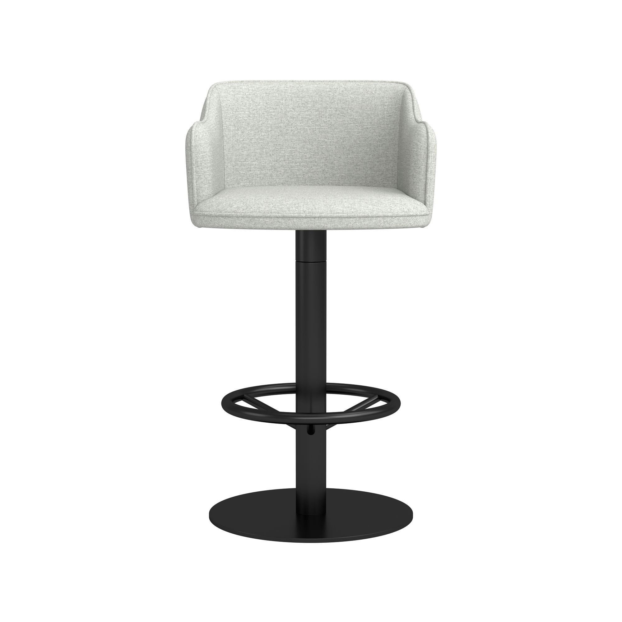 Harding Upholstered Pedestal Counter  & Bar Stool