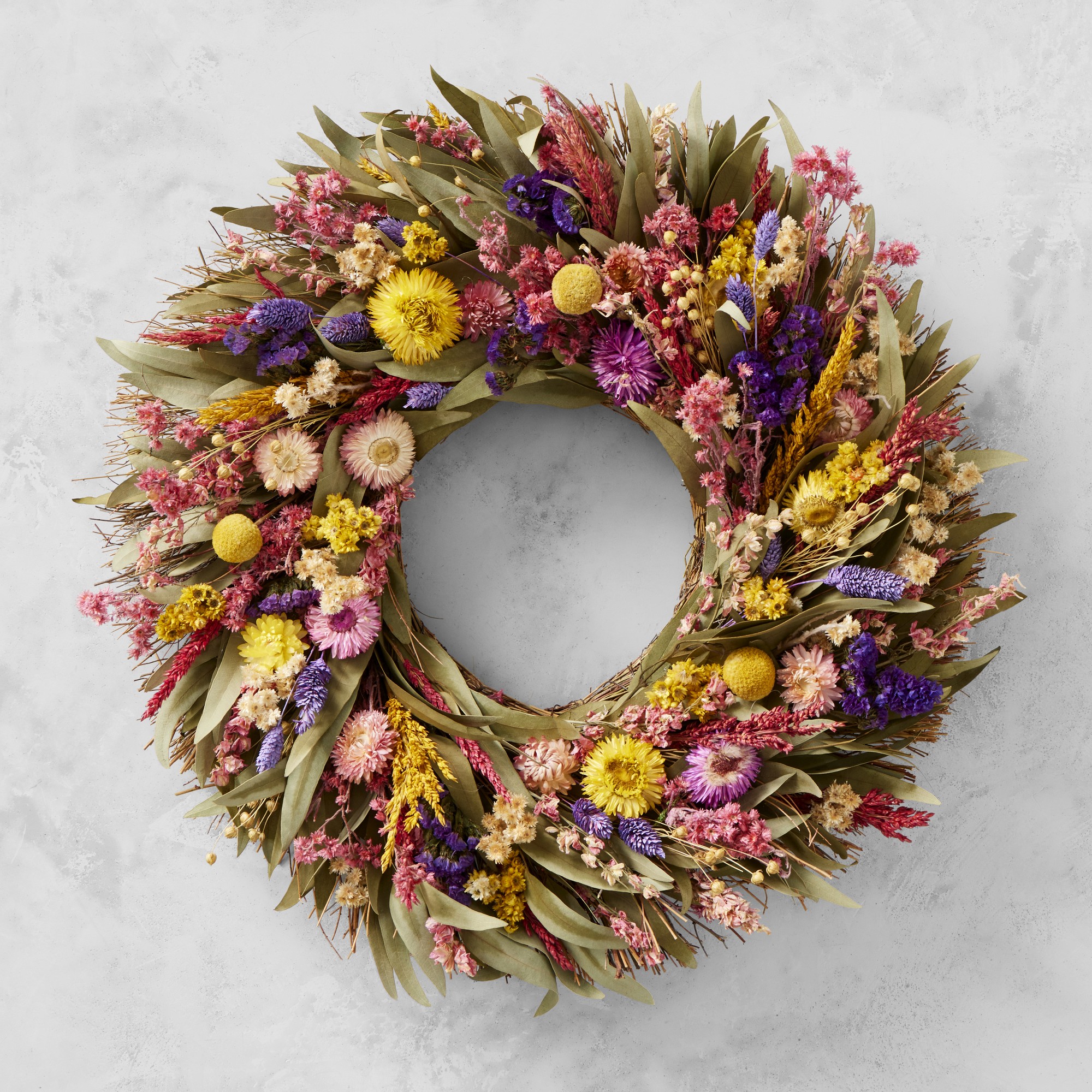 Brilliant Summer Live Wreath