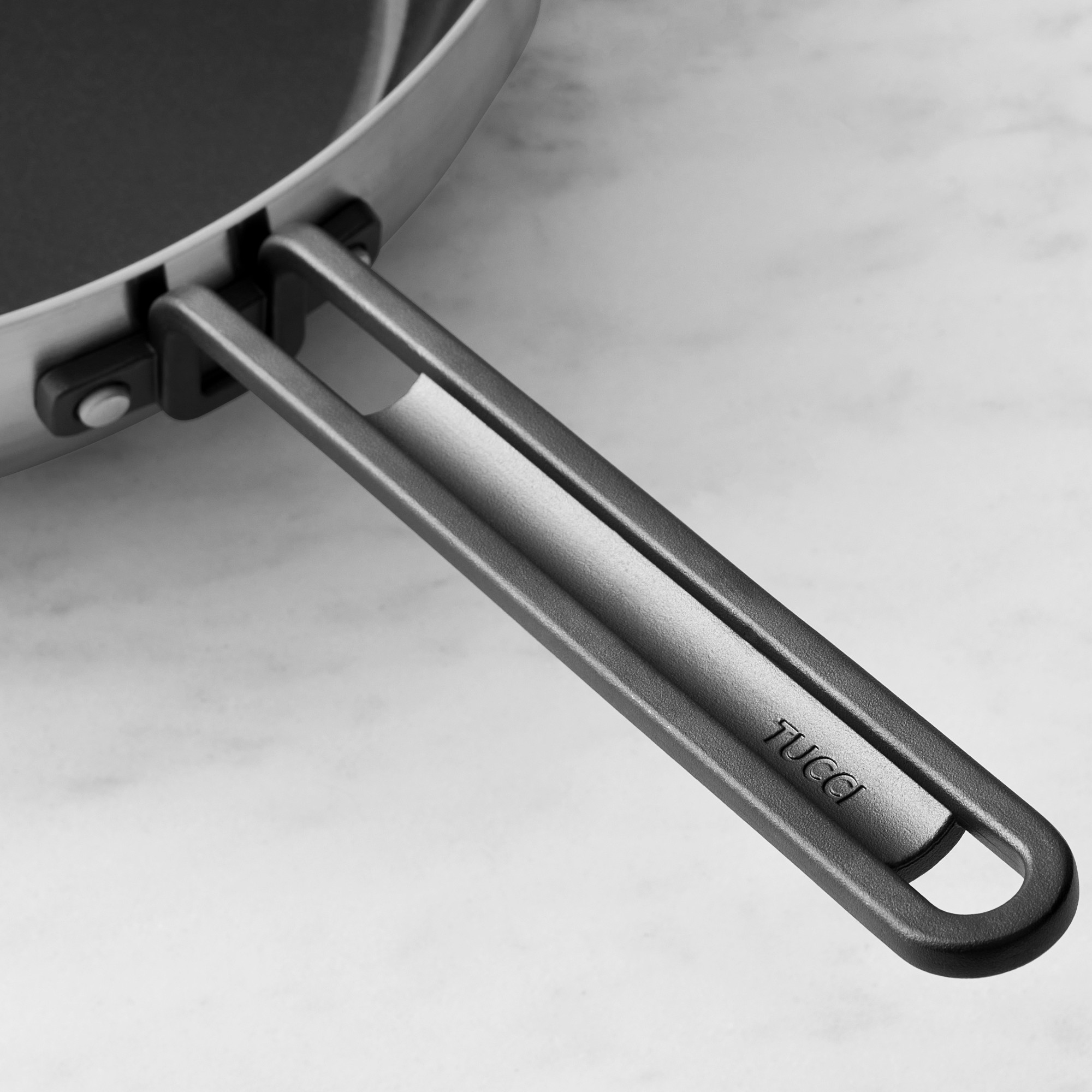 GreenPan™ Stanley Tucci™ Stainless-Steel Ceramic Nonstick Saucepan