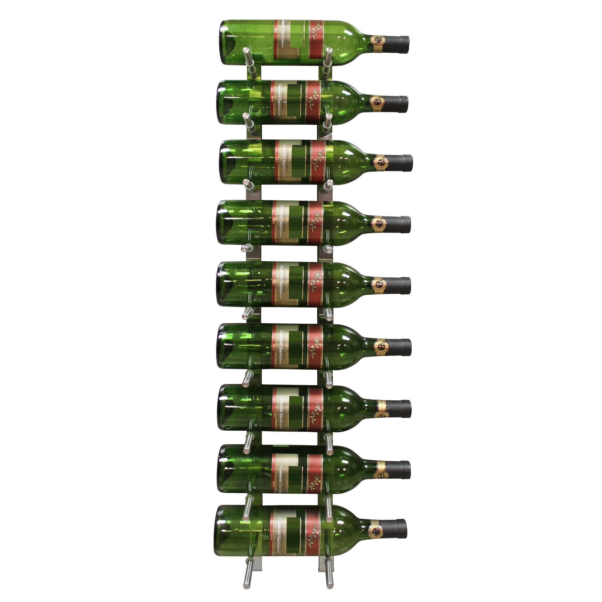 Vinotemp 9-Bottle Modern Peg Wine Rack