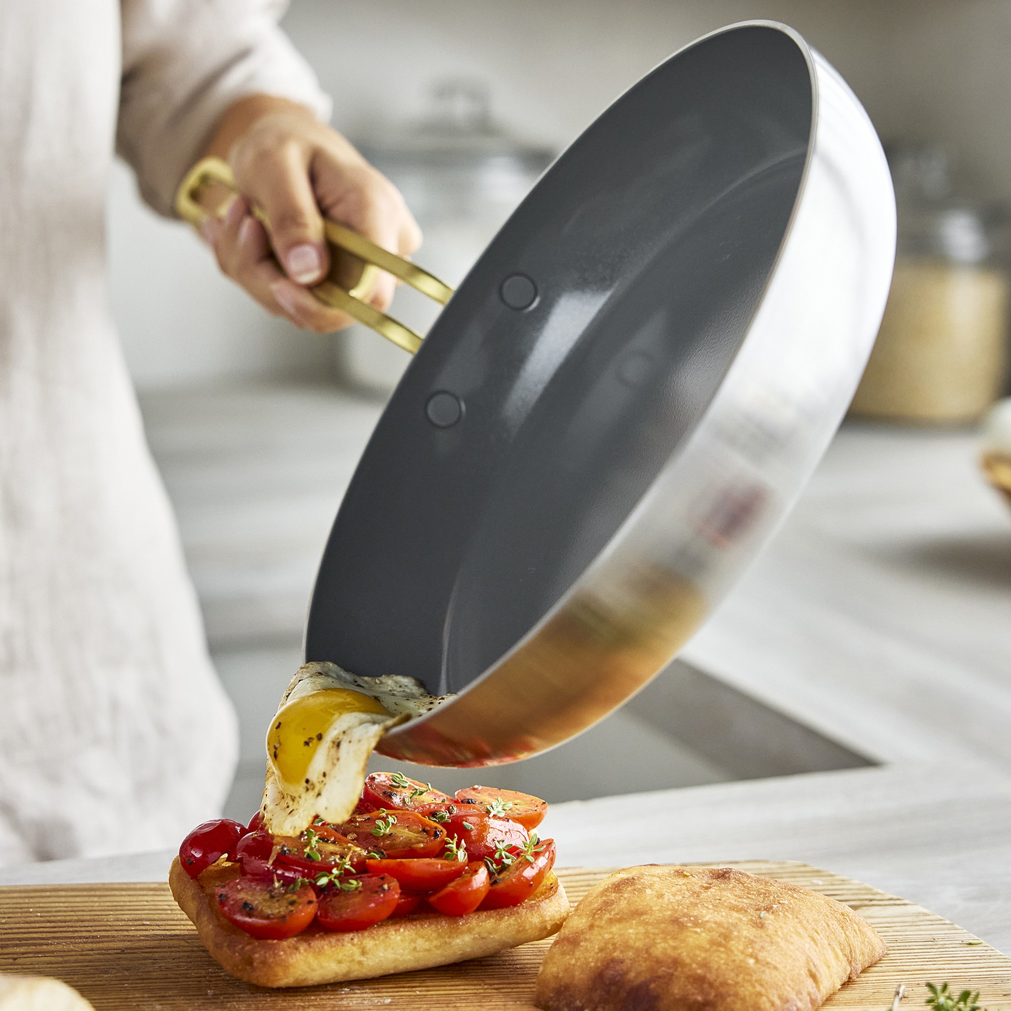 GreenPan™ Stanley Tucci™ Stainless-Steel Mixed Material 15-Piece Cookware Set