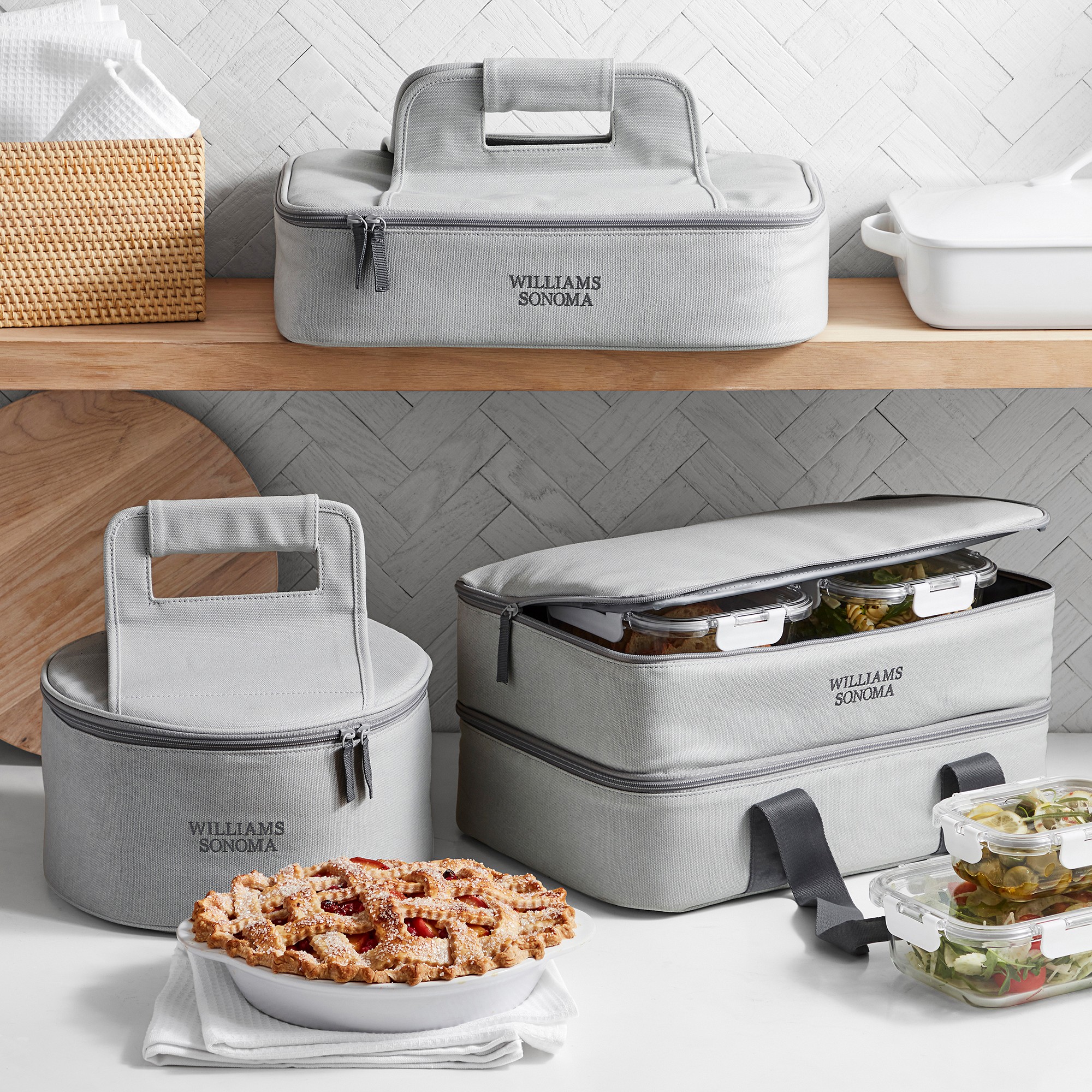 Hold Everything Insulated Rectangular Single Food Carrier