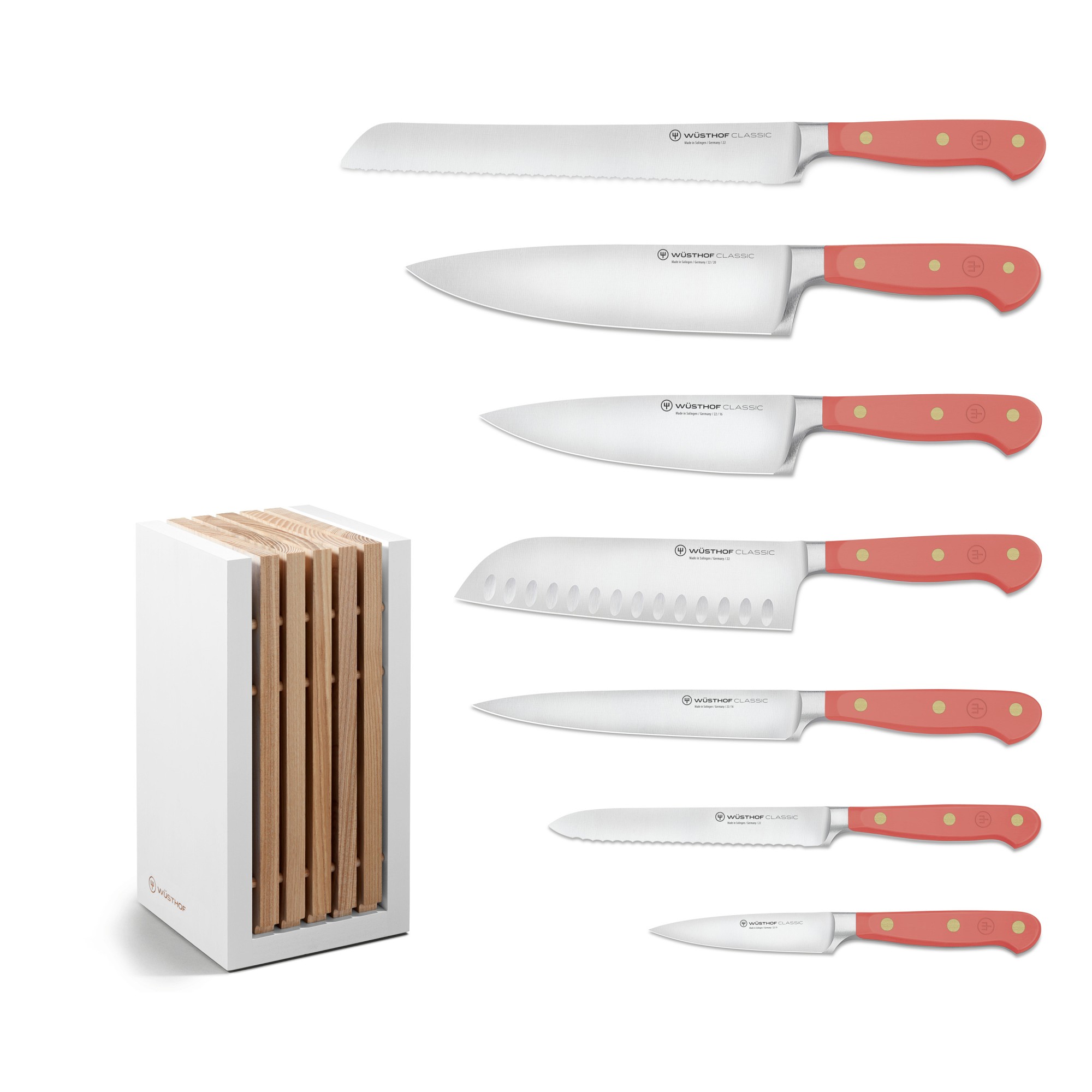 Wüsthof Classic Color Knife Block, Set of 8